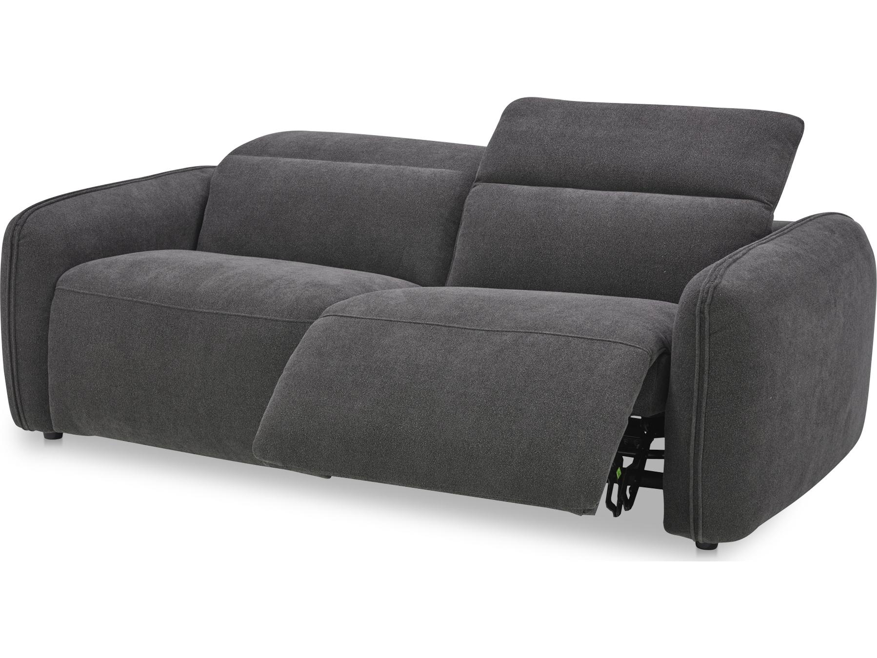 Moe's Home Eli Power Recliner Grey Upholstered Sofa