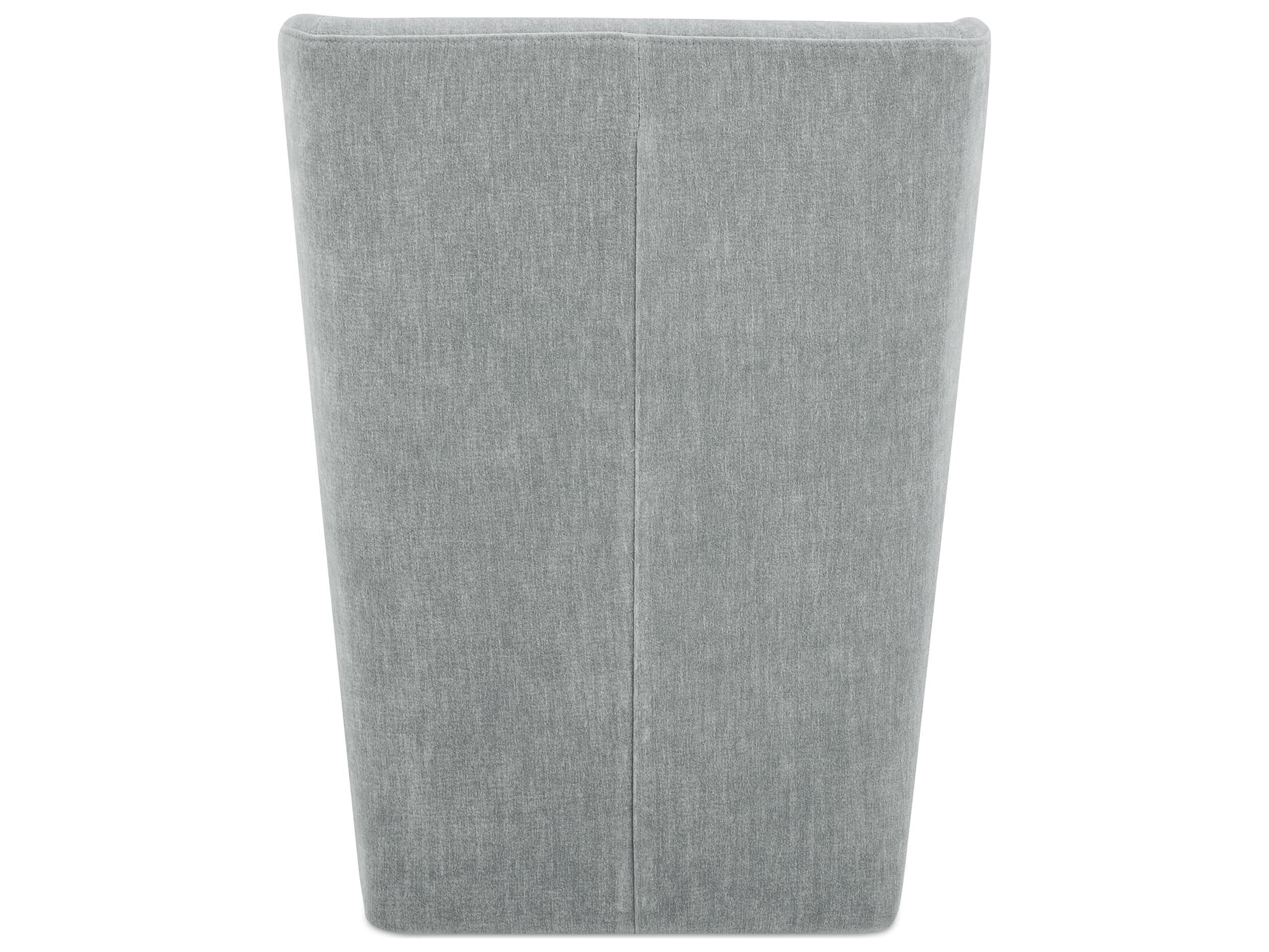 Moe's Home Cormac Rolling Blue Upholstered Side Dining Chair