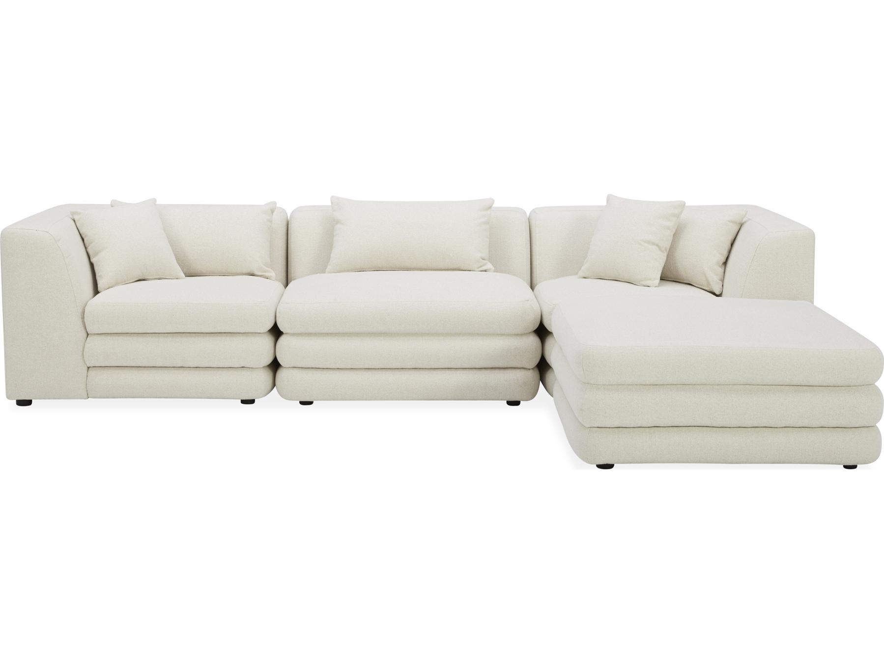 Moe's Home Lowtide Lounge Modular Sectional Warm White