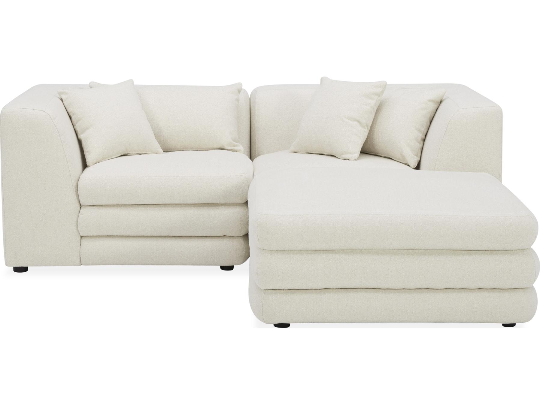 Moe's Home Lowtide Nook Modular Sectional Warm White