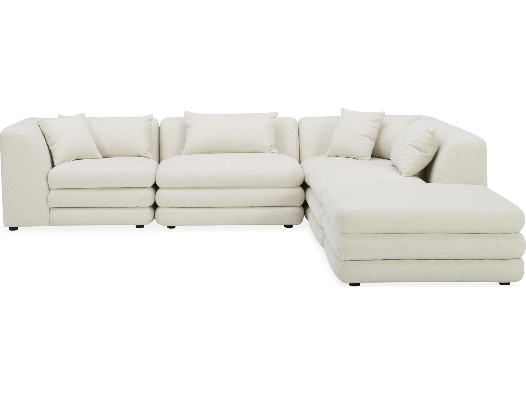 Moe's Home Lowtide Dream Modular Sectional Warm White