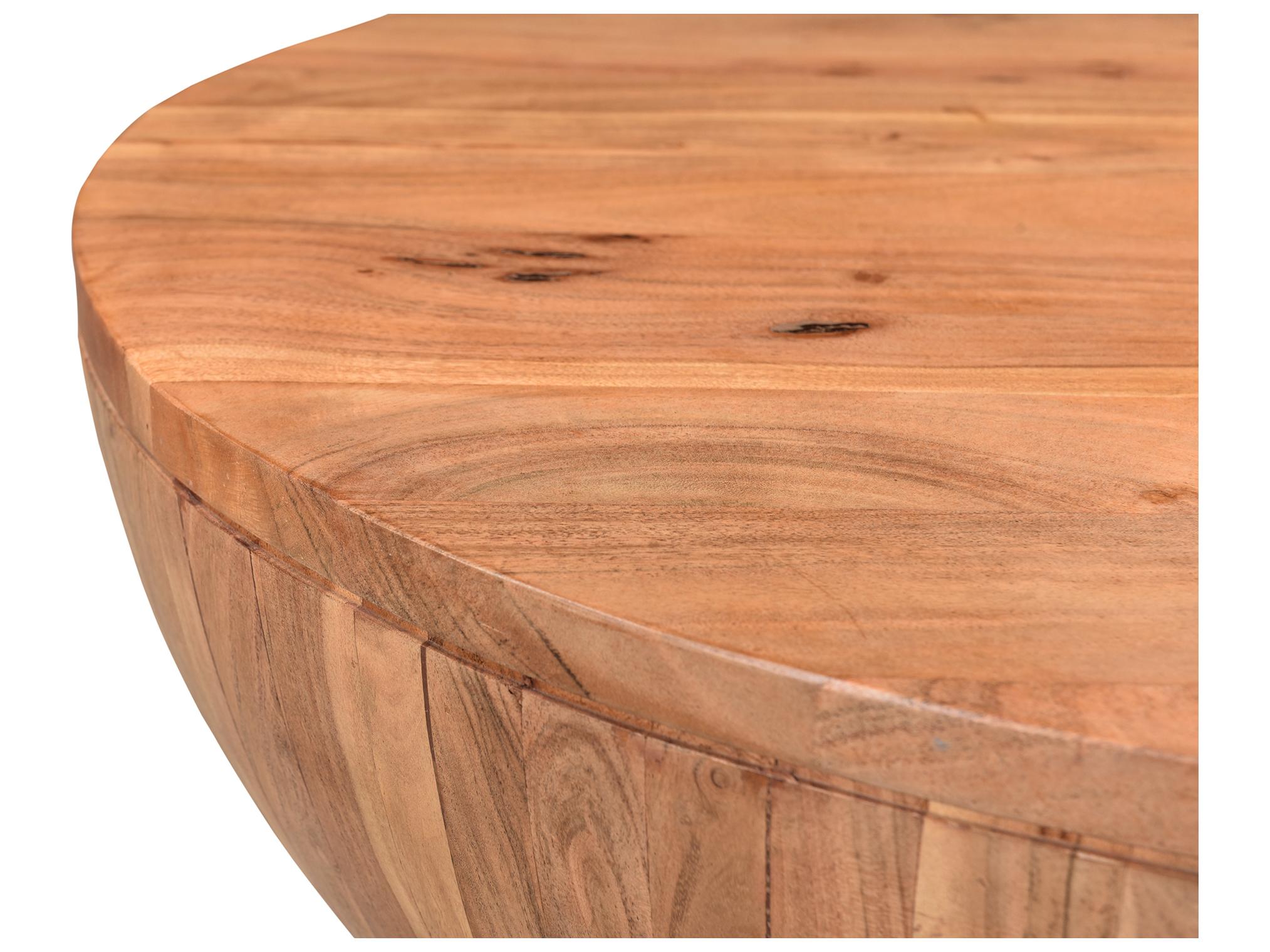 Moe's Home Round Wood Natural Coffee Table