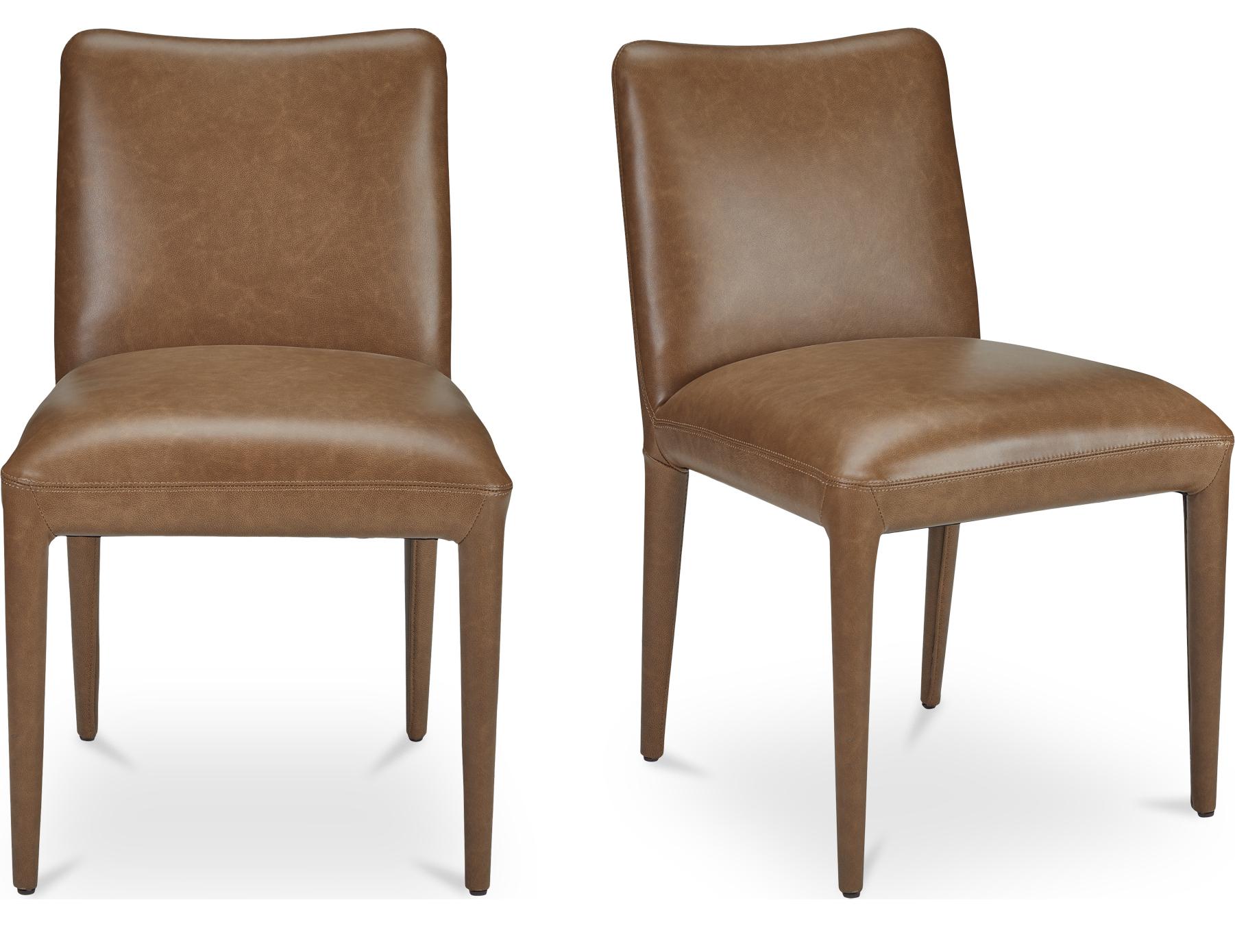 Moe's Home Calla Dining Chair Brown Set of 2 - Set of Two