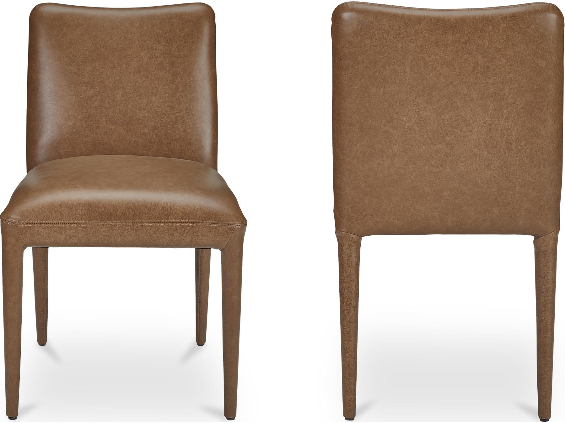 Moe's Home Calla Dining Chair Brown Set of 2 - Set of Two