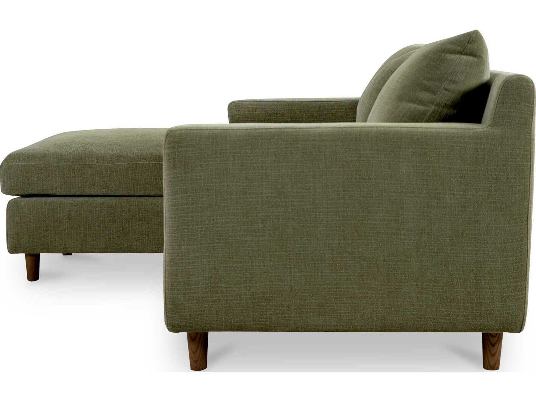 Moe's Home Hutton Green Upholstered Sectional Sofa