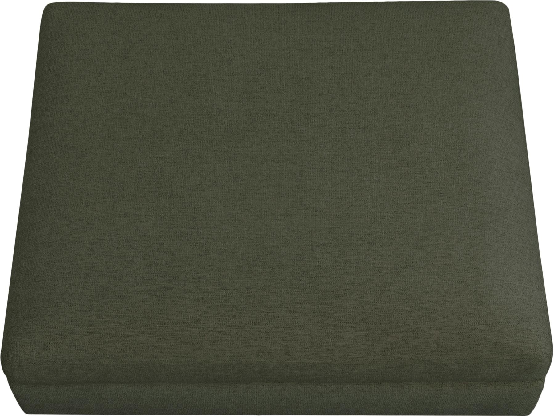 Moe's Home Rue Green Upholstered Ottoman