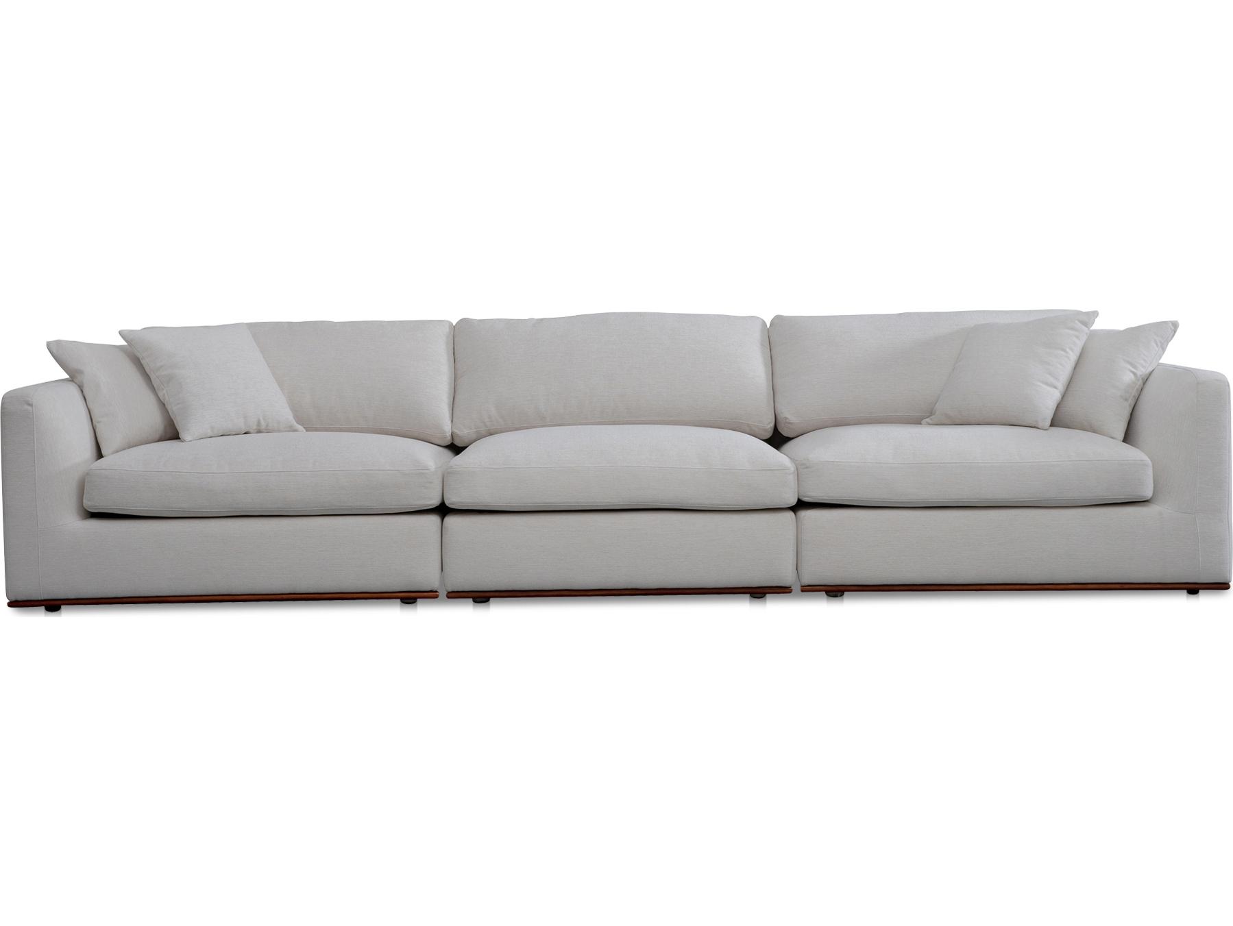 Moe's Home Rue Gray Upholstered Sofa