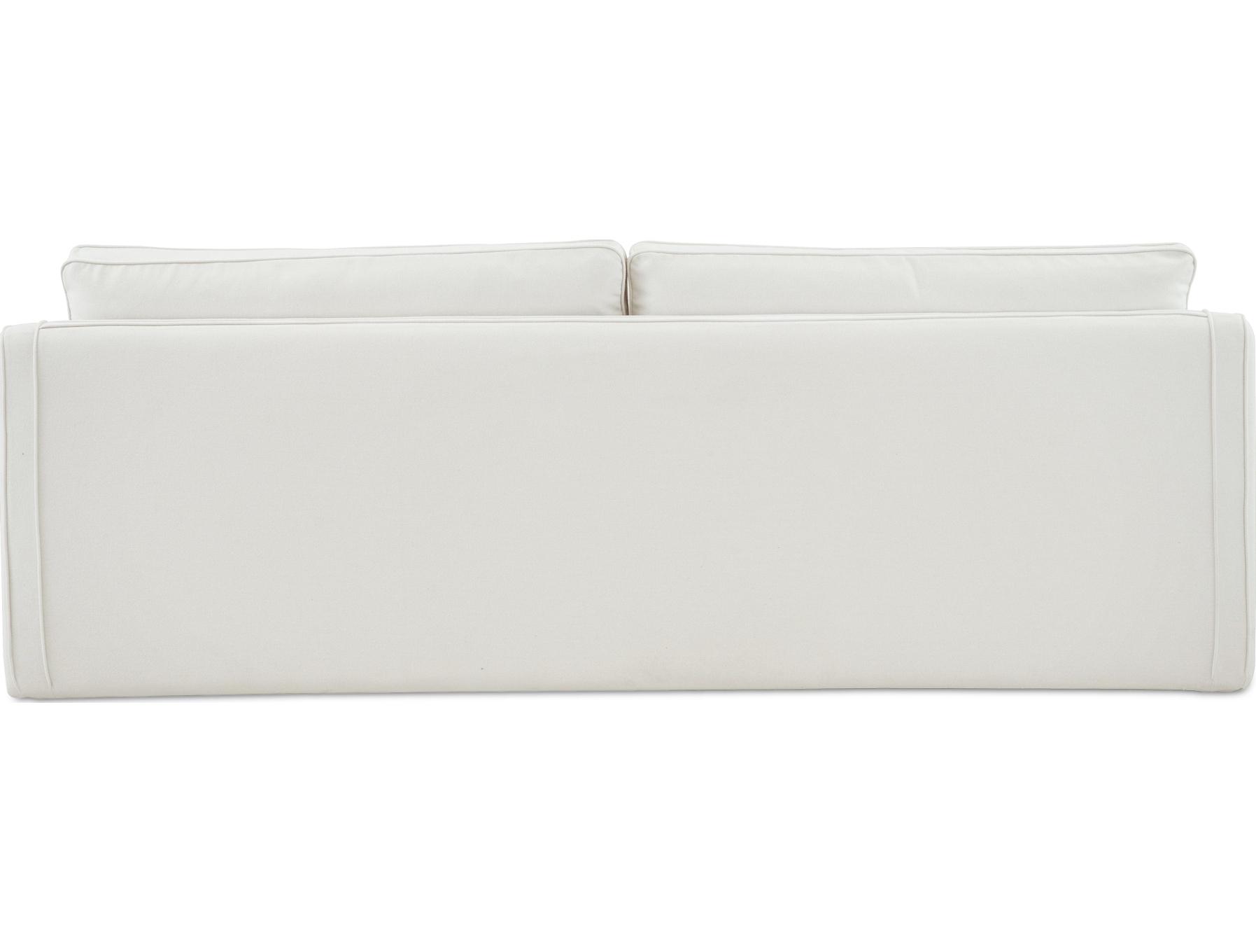 Moe's Home Phoebe White Upholstered Sofa