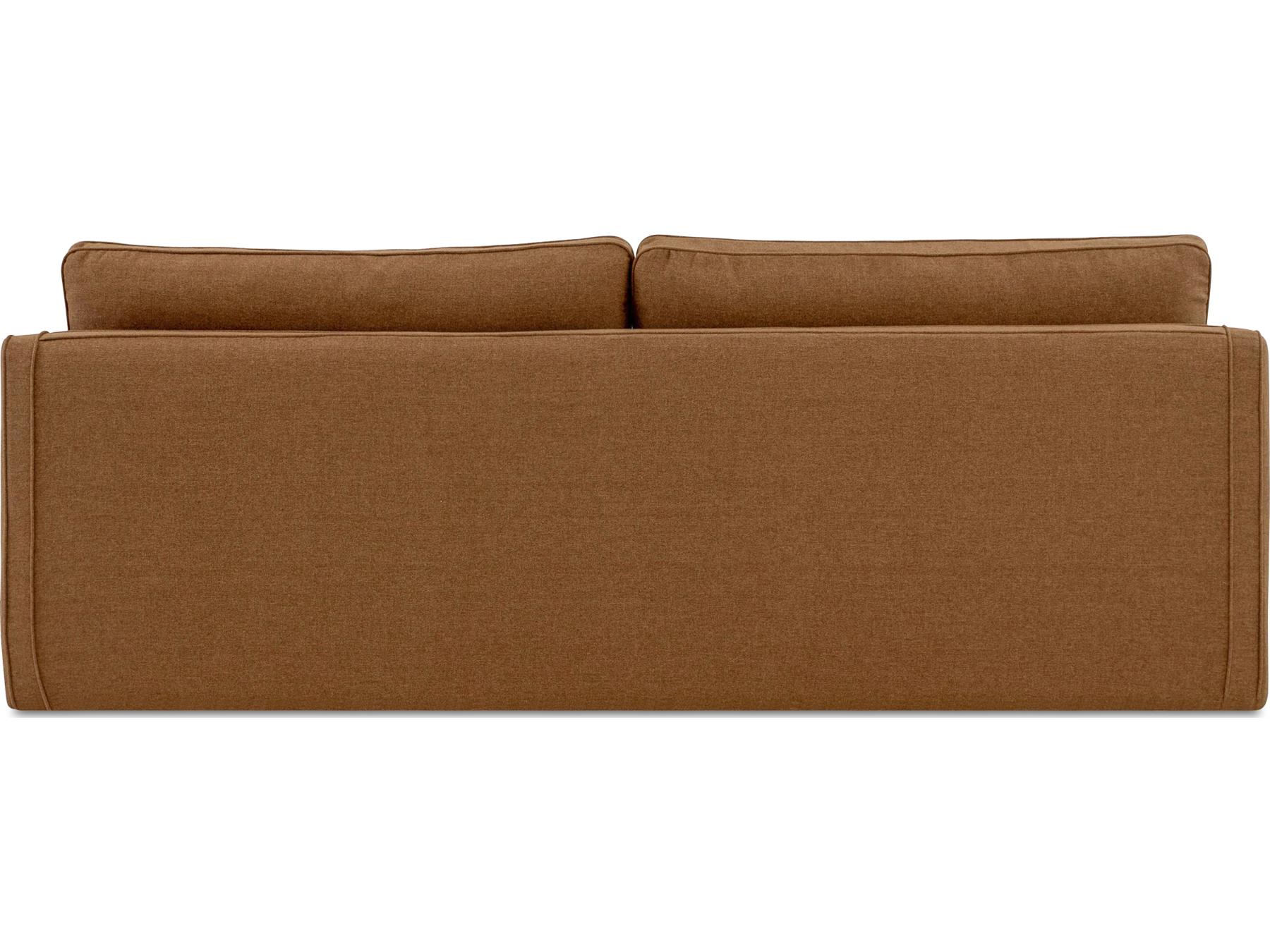 Moe's Home Phoebe Orange Upholstered Sofa