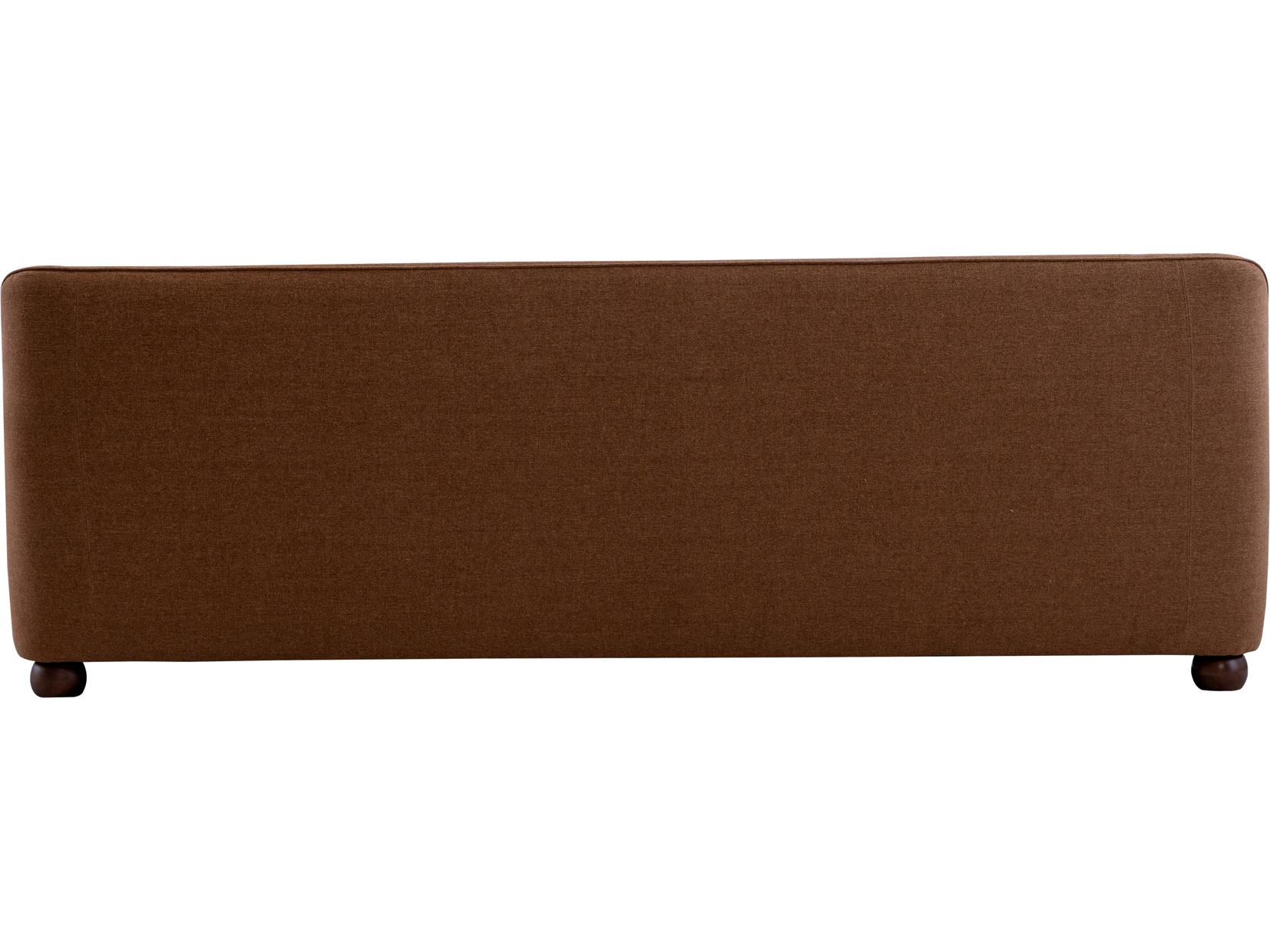 Moe's Home Amira Orange Upholstered Sofa