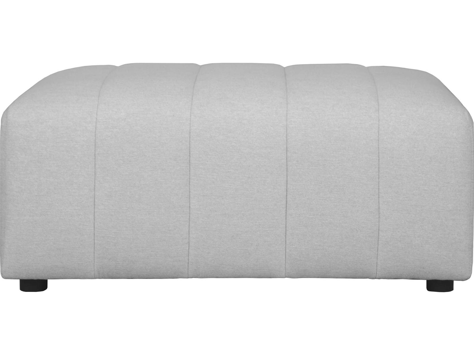 Moe's Home Beige Upholstered Ottoman