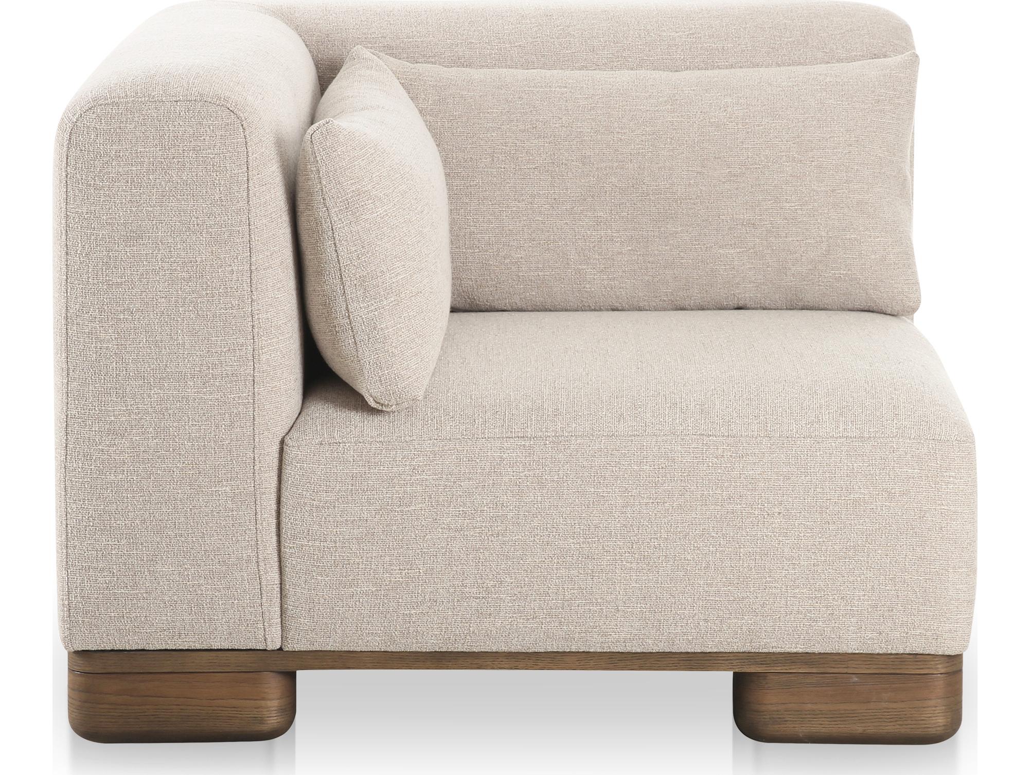 Moe's Home June Corner Chair Oatmeal