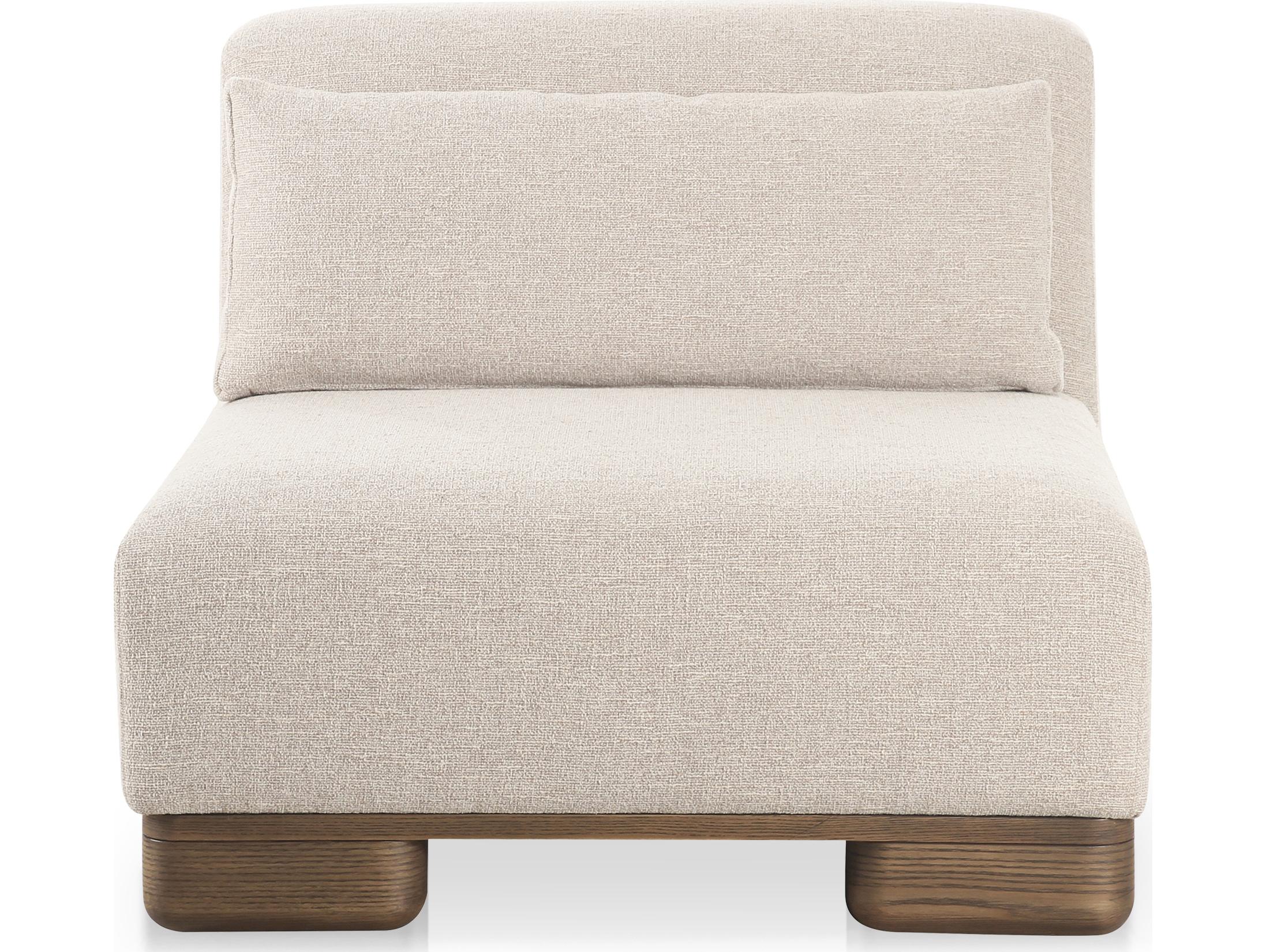 Moe's Home June Slipper Chair Oatmeal