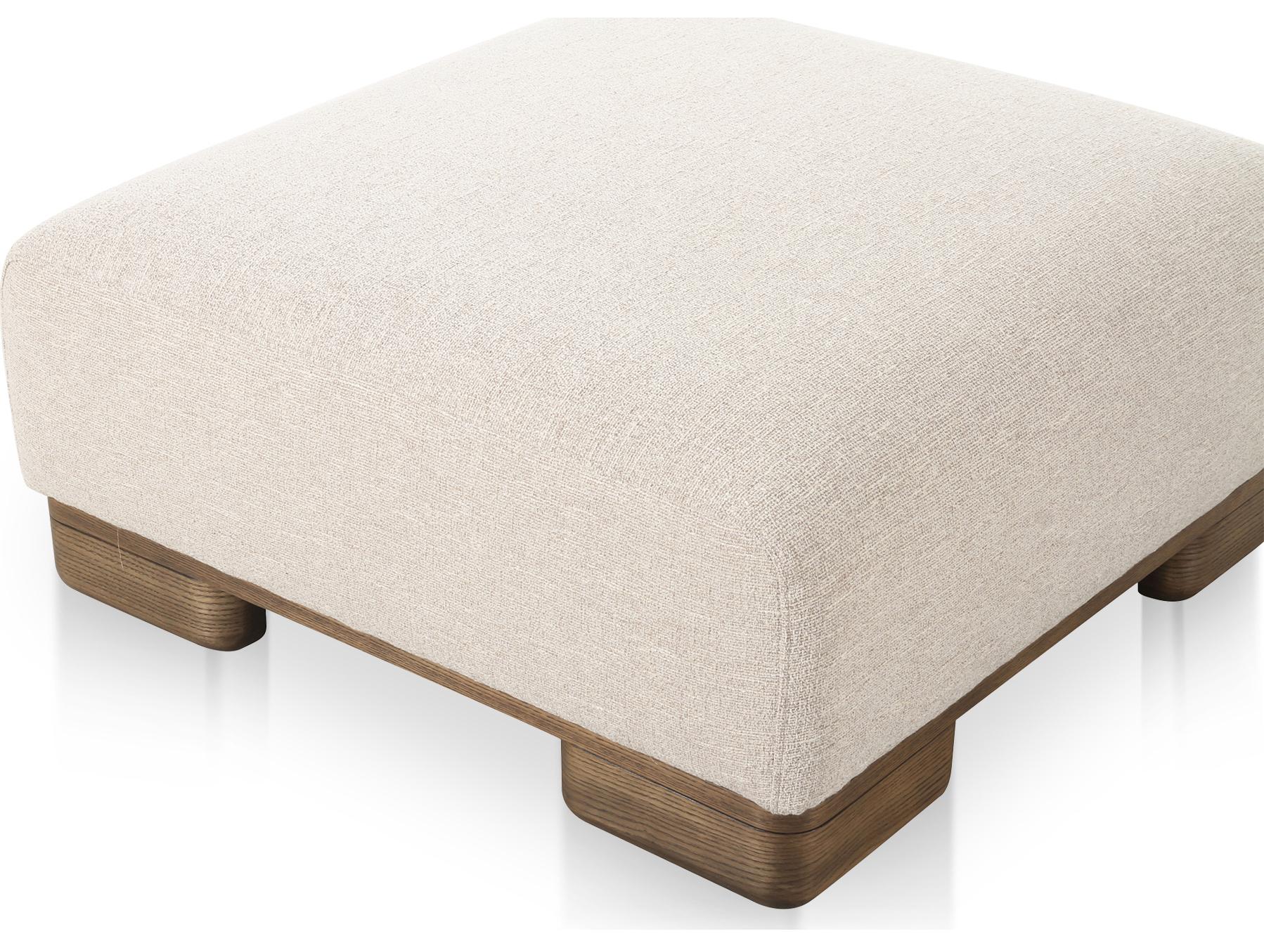 Moe's Home June Ottoman Oatmeal