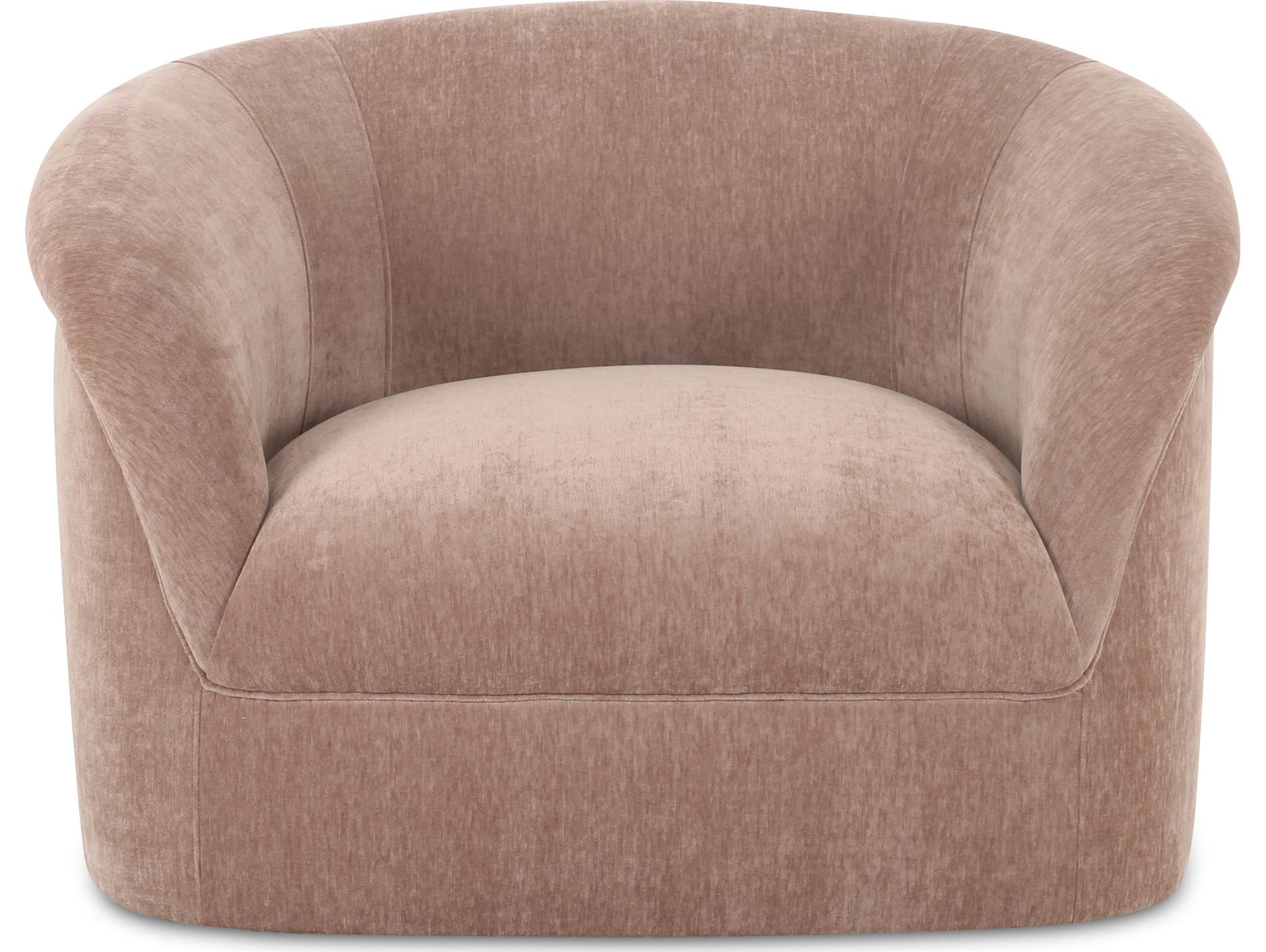 Moe's Home Thora Lounge Chair Blush