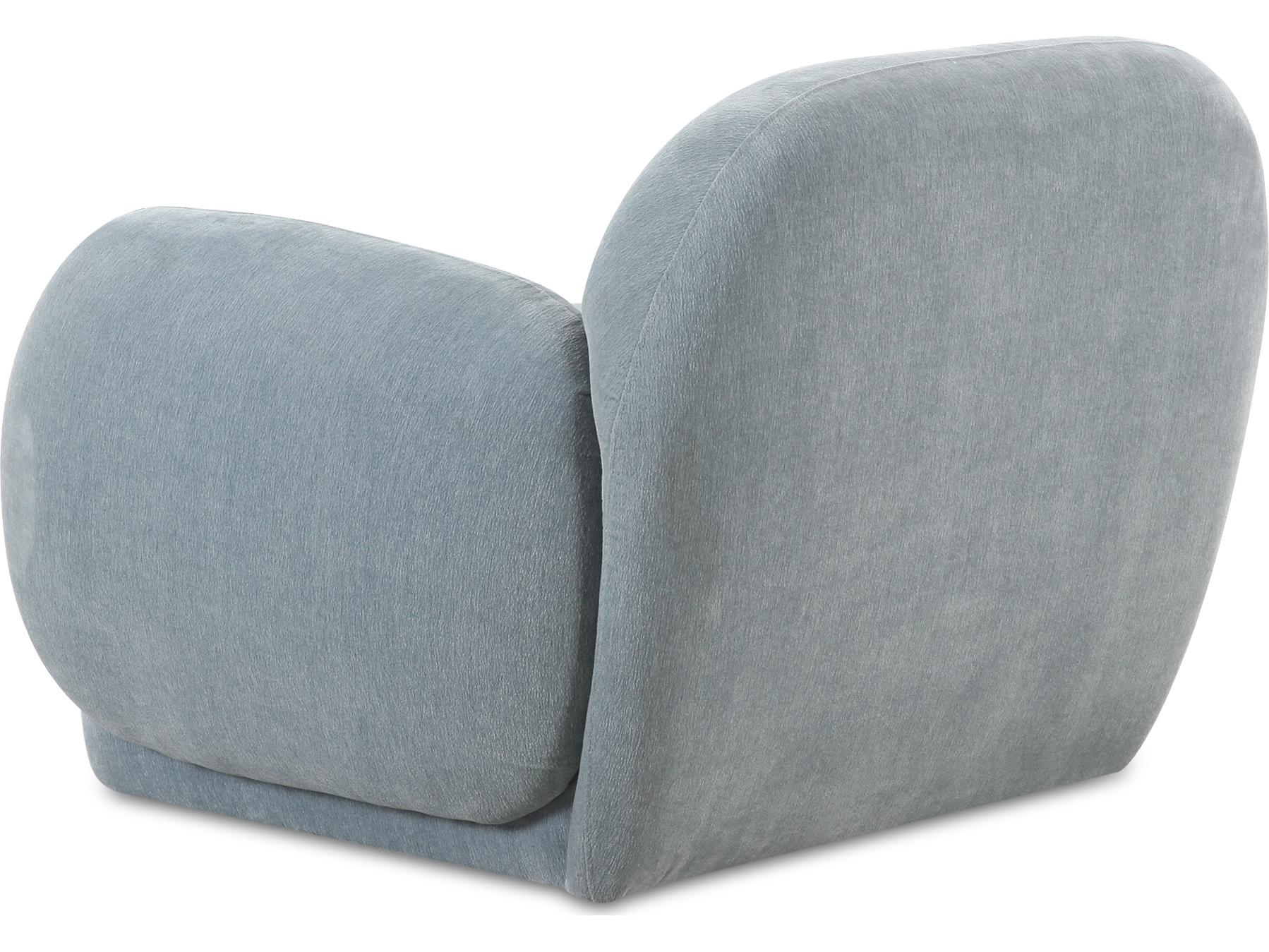 Moe's Home Hazel Lounge Chair Light Blue