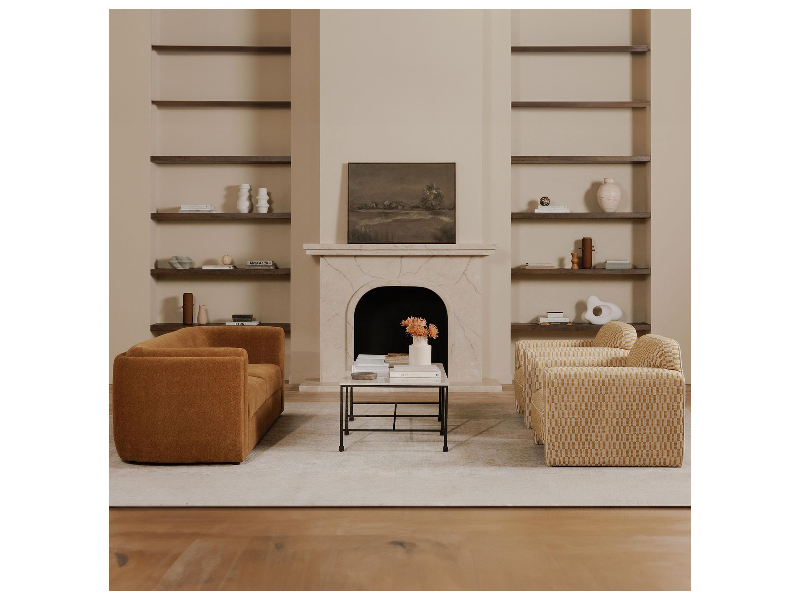 Moe's Home Leo Brown Accent Chair