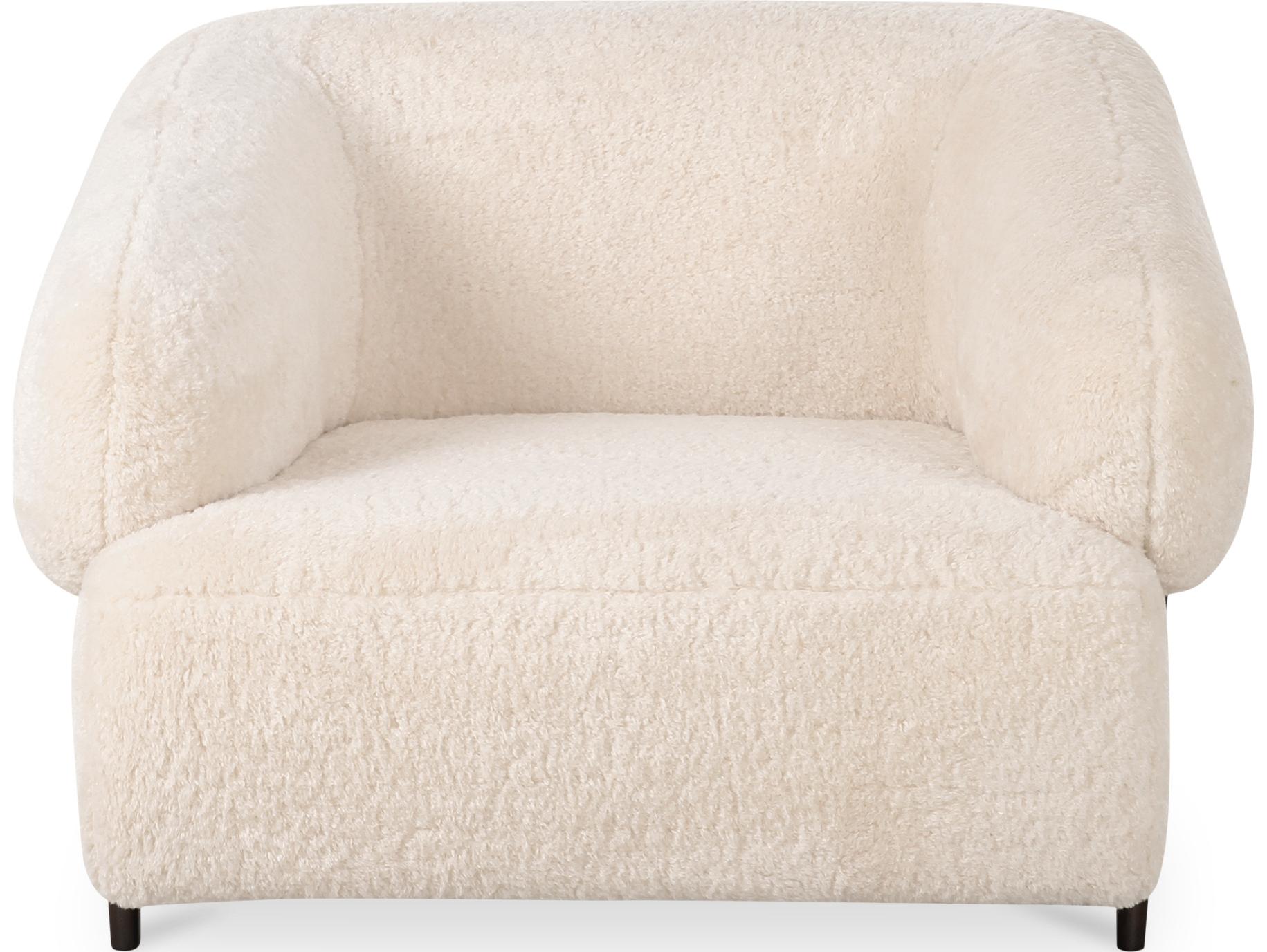 Moe's Home Devlin White Accent Chair