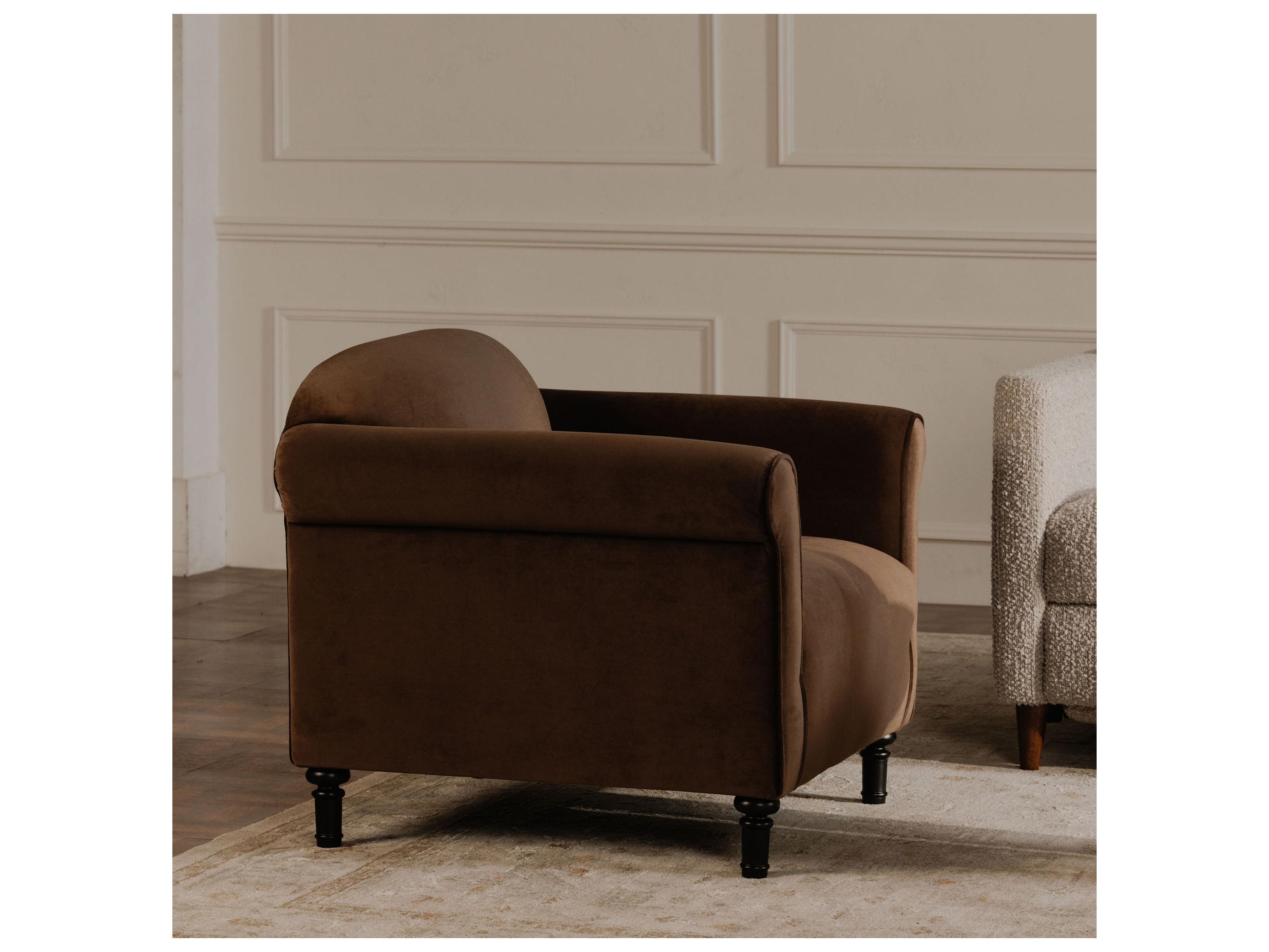 Moe's Home Harmony Brown Accent Chair