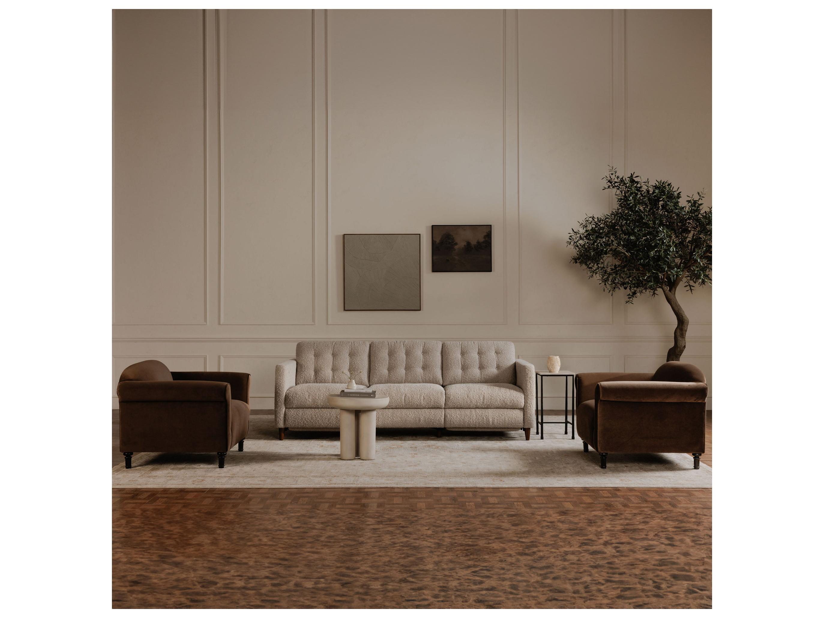 Moe's Home Harmony Brown Accent Chair