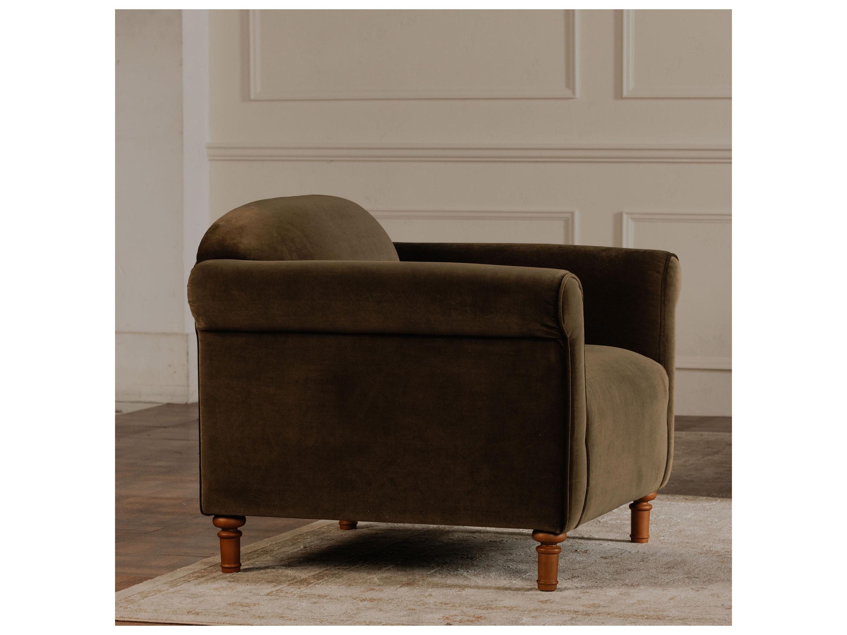 Moe's Home Harmony Green Accent Chair