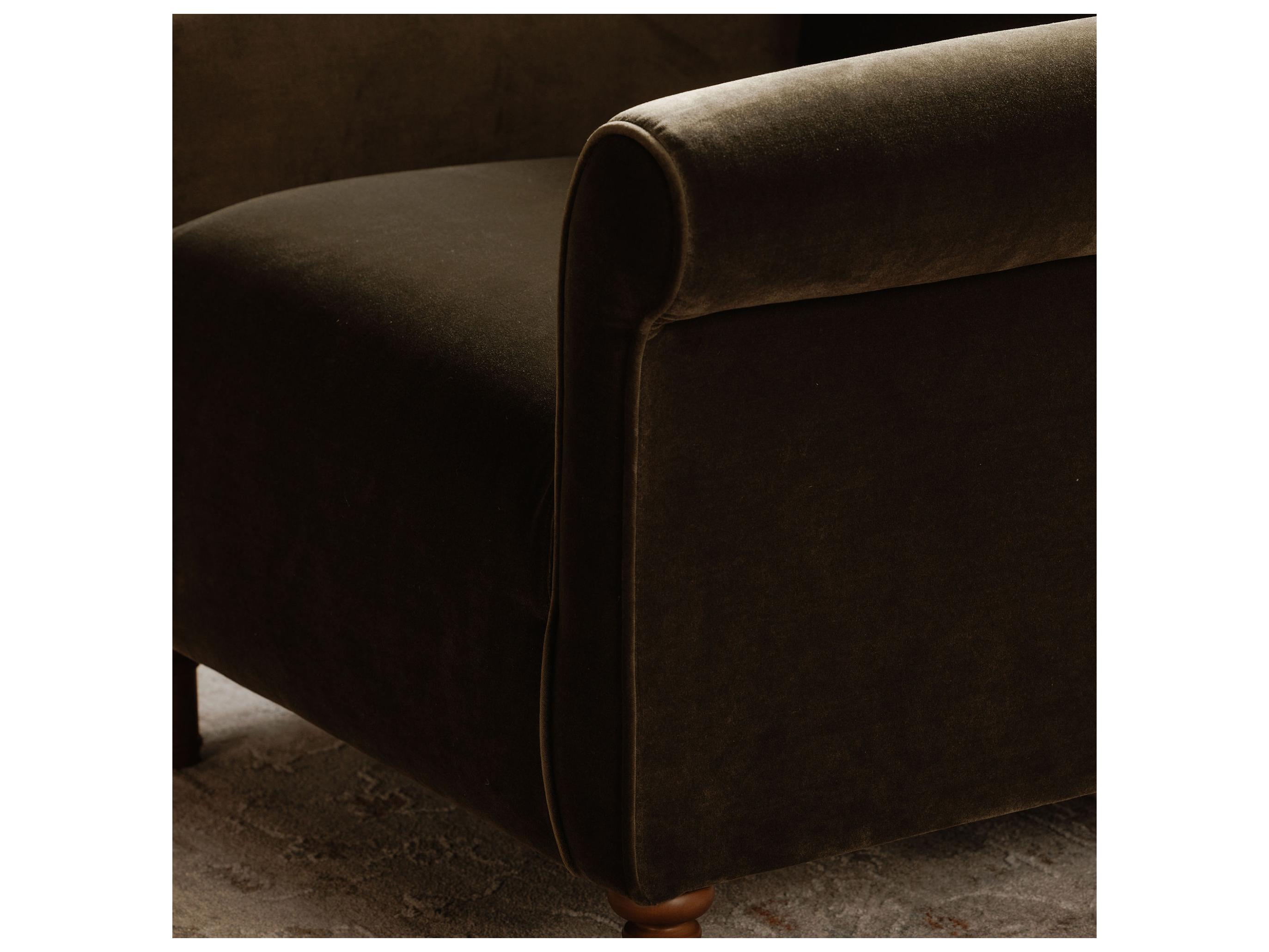 Moe's Home Harmony Green Accent Chair