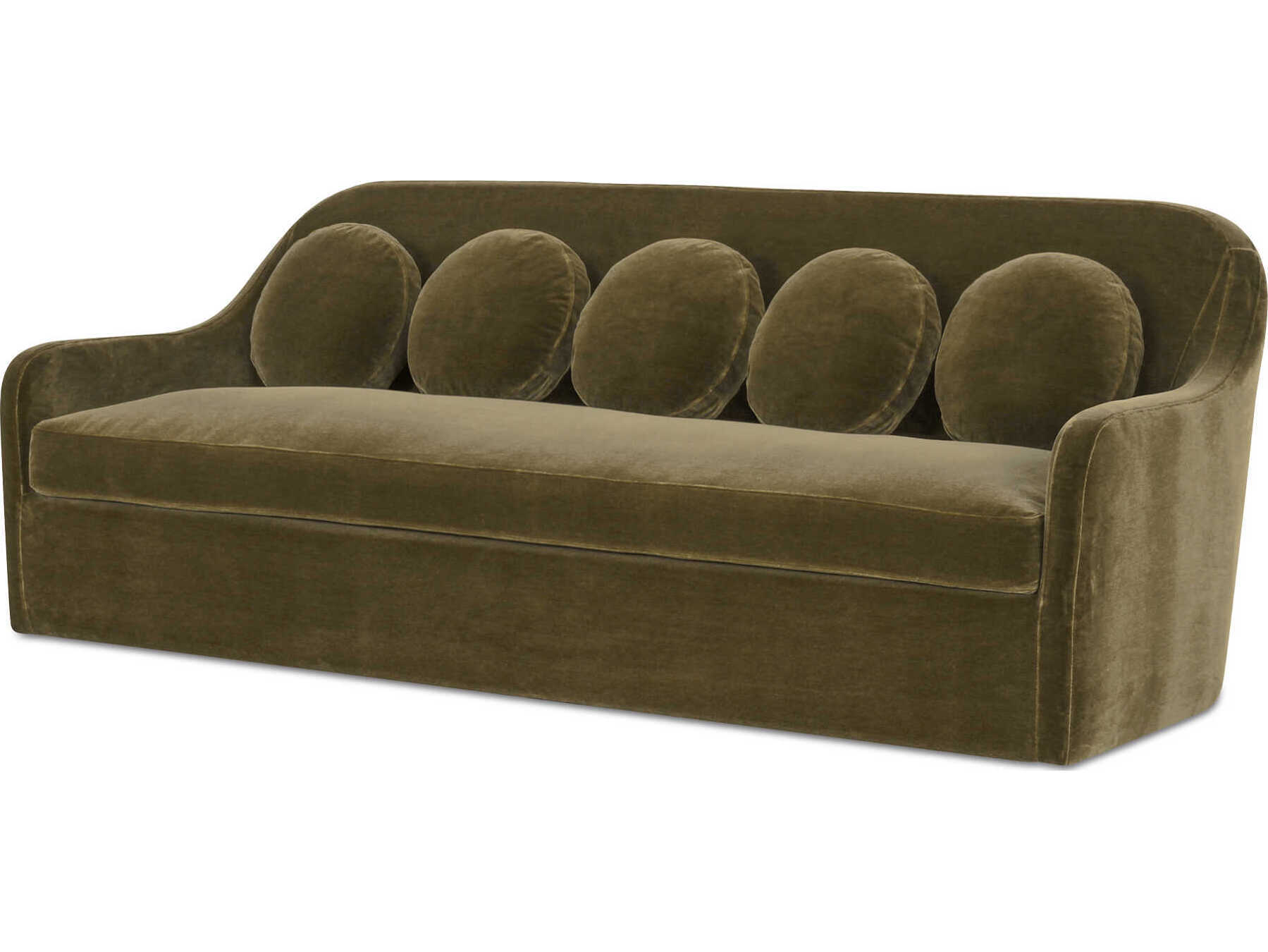 Moe's Home Rialto Green Upholstered Sofa