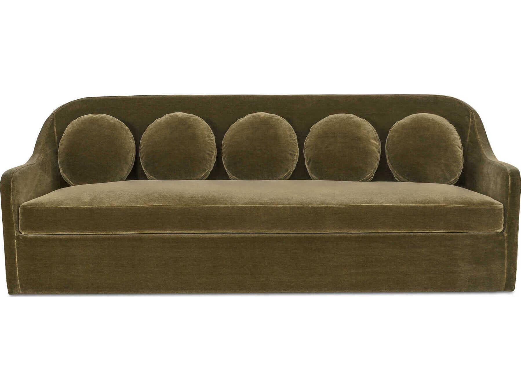Moe's Home Rialto Green Upholstered Sofa