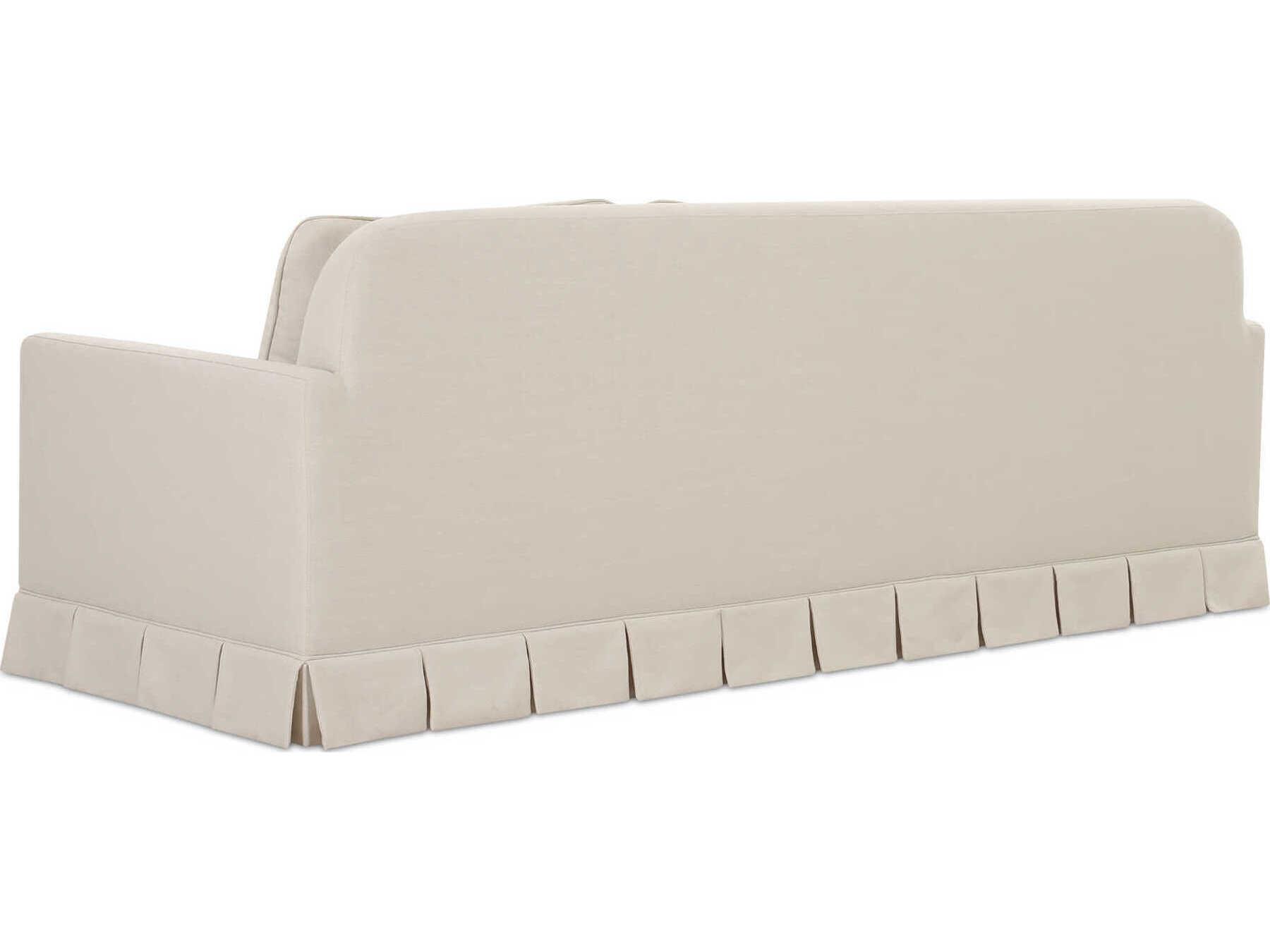Moe's Home Pellicano Cream White Upholstered Sofa
