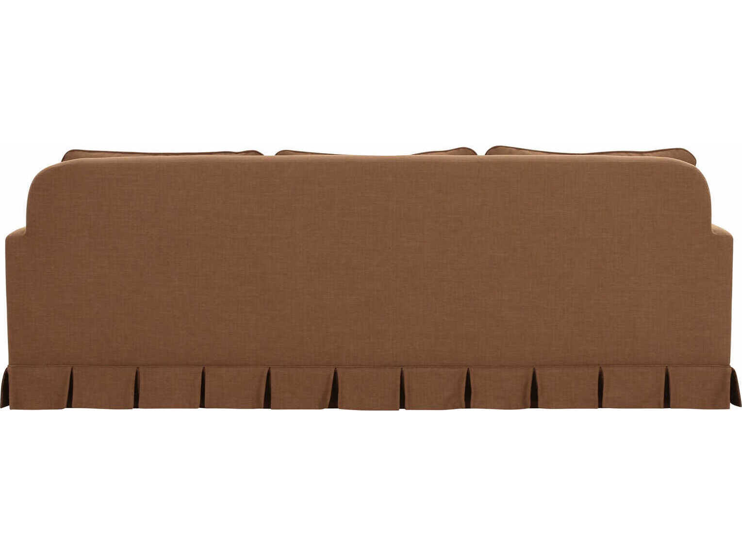 Moe's Home Pellicano Terracotta Orange Upholstered Sofa