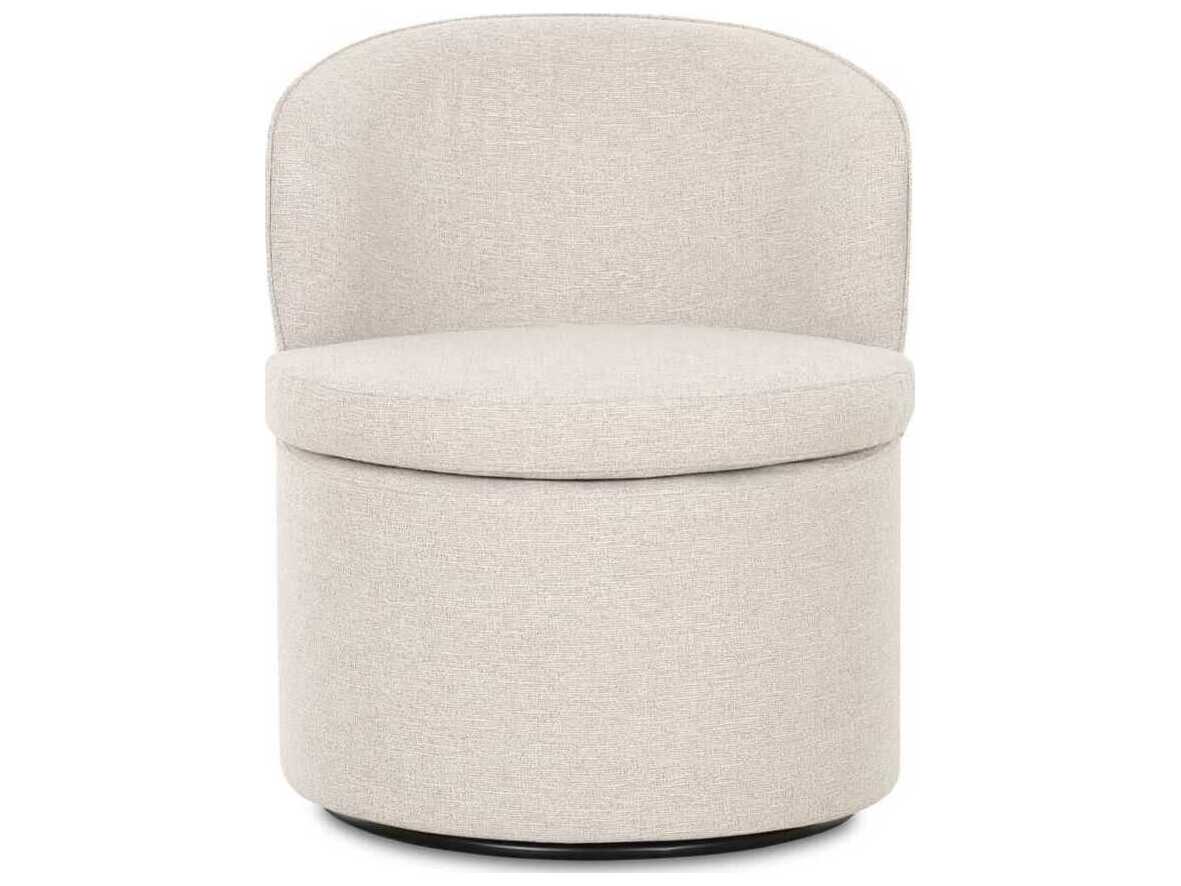 Moe's Home Dane Plywood Beige Upholstered Armless Dining Chair