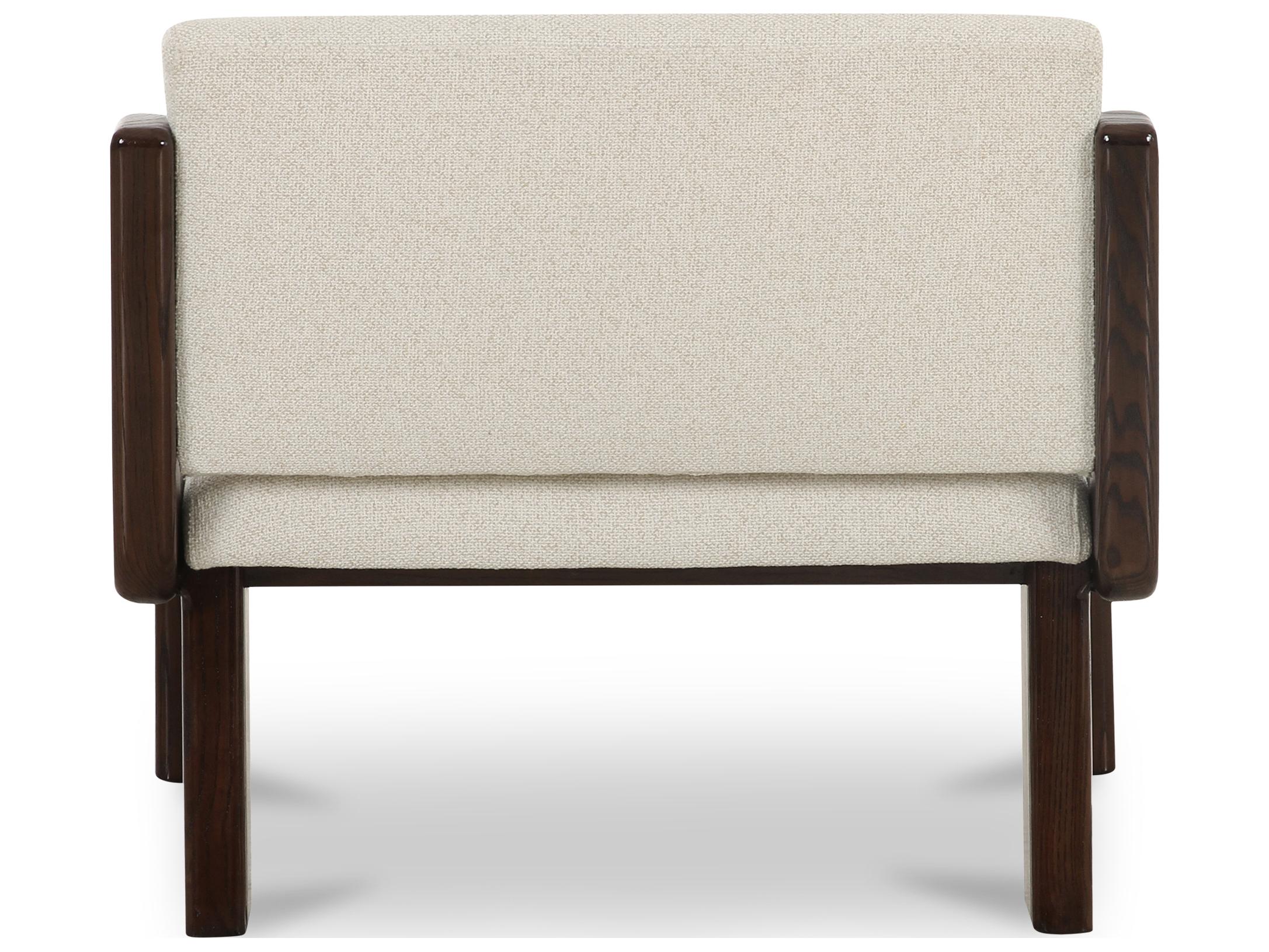 Moe's Home Edie White Accent Chair