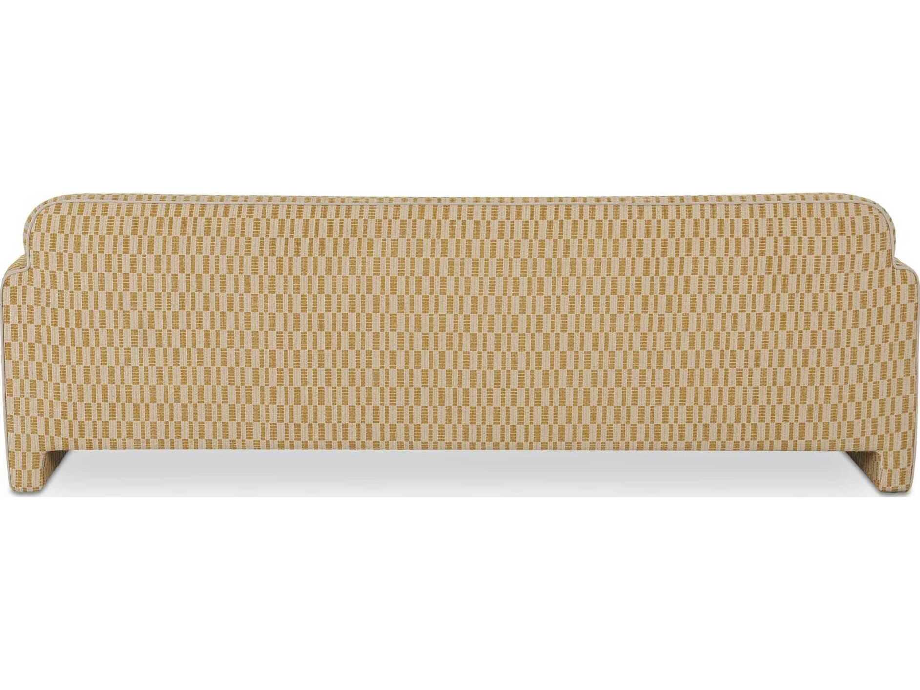 Moe's Home Leo Chartreuse Yellow Upholstered Sofa