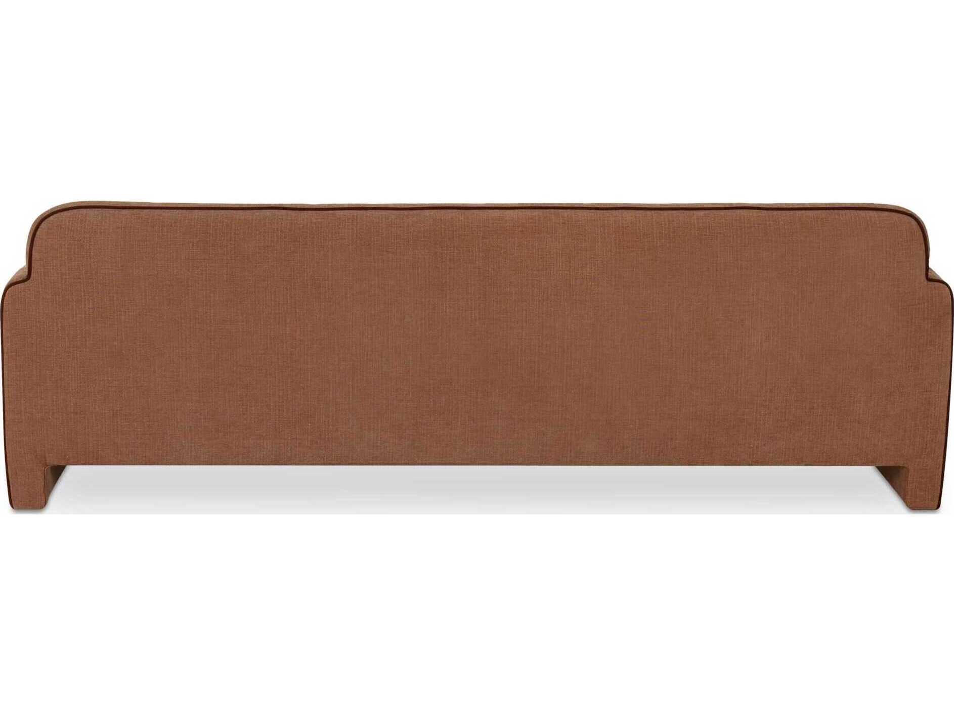 Moe's Home Leo Light Brown Upholstered Sofa