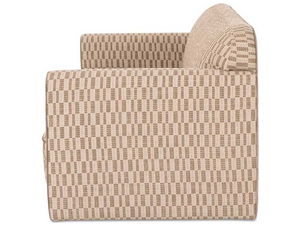 Moe's Home Leo Taupe Tan Upholstered Sofa