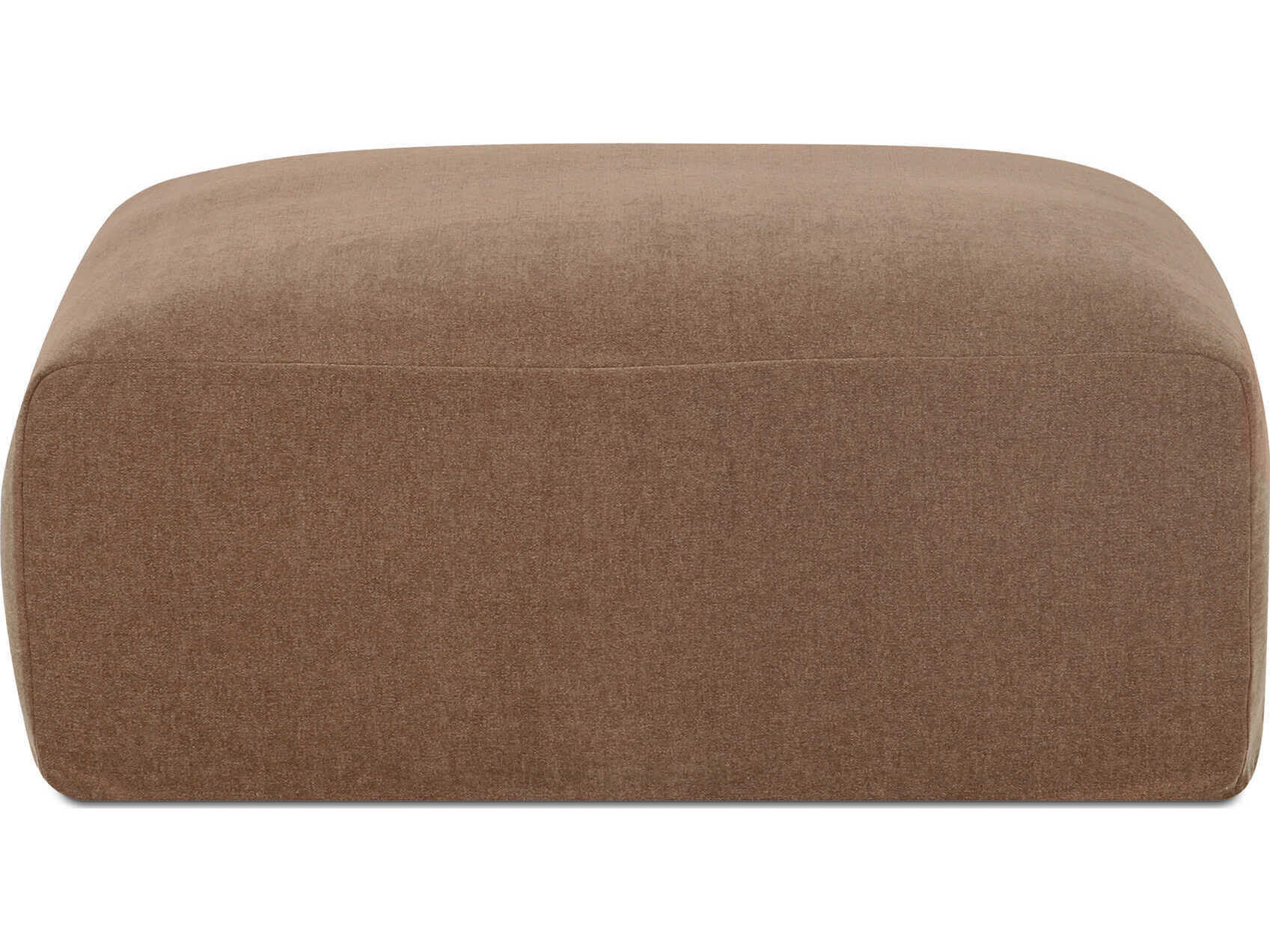 Moe's Home Isla Brown Upholstered Ottoman