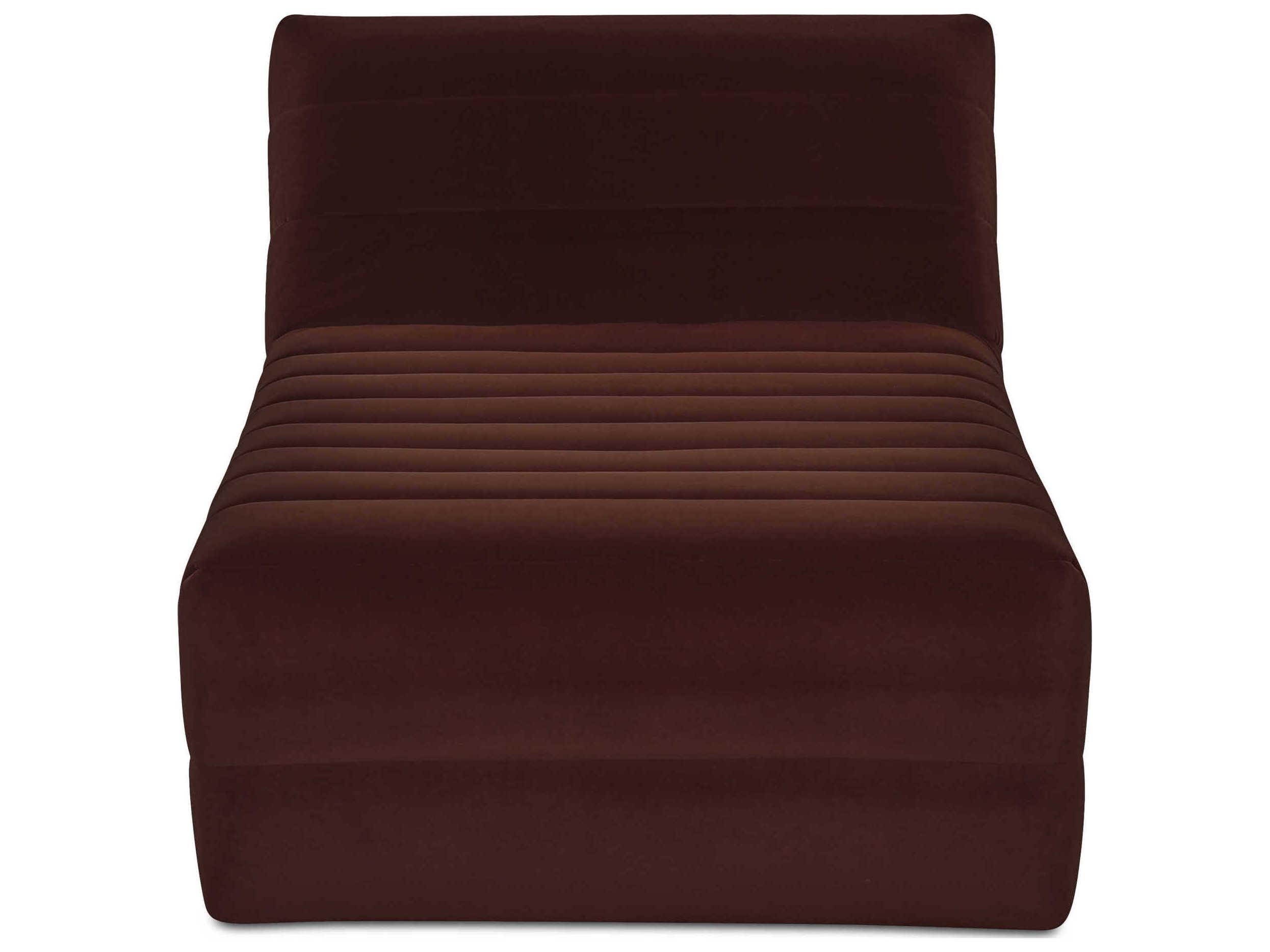 Moe's Home Verity Brown Upholstered Chaise