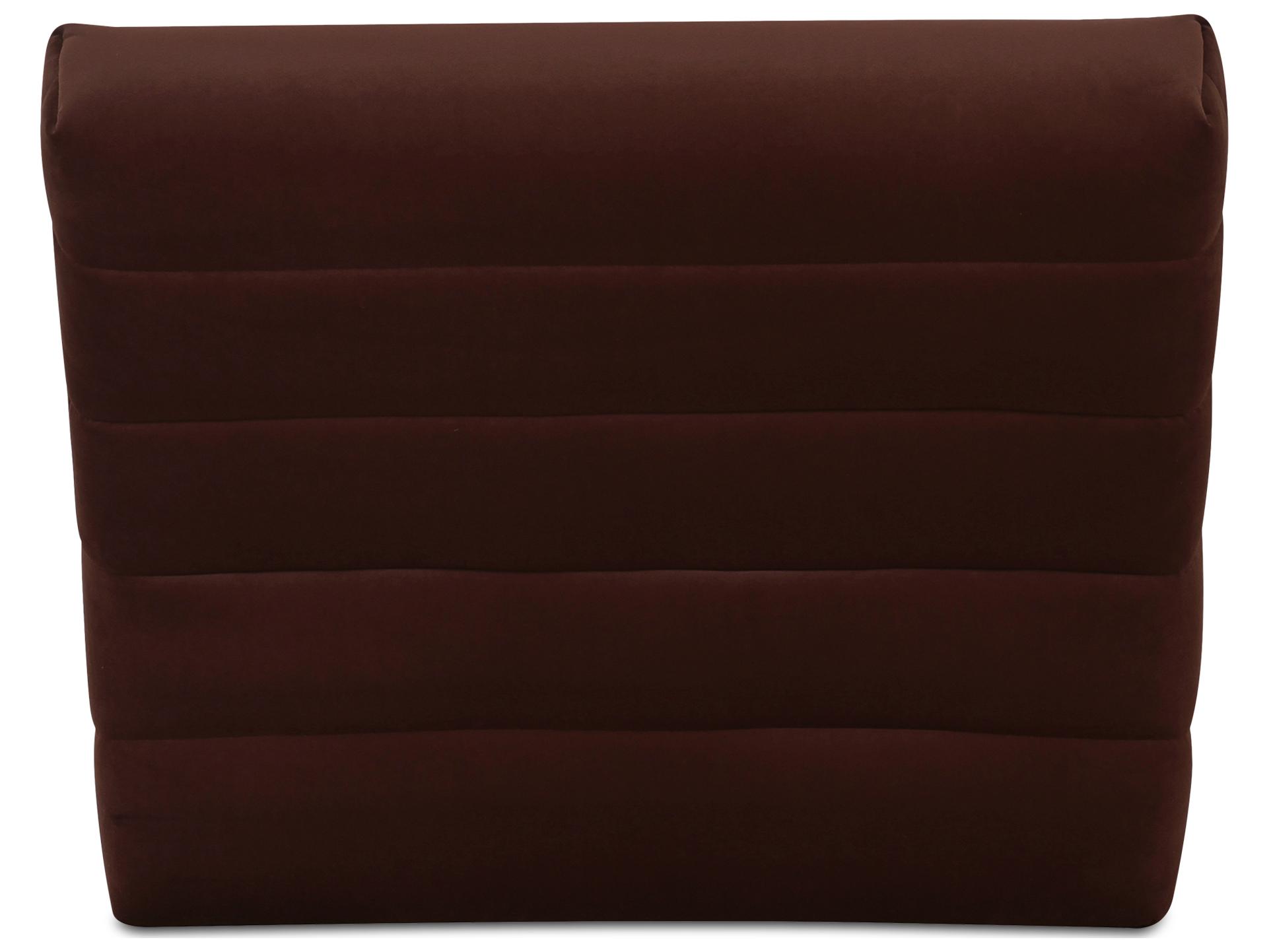 Moe's Home Verity Brown Upholstered Chaise