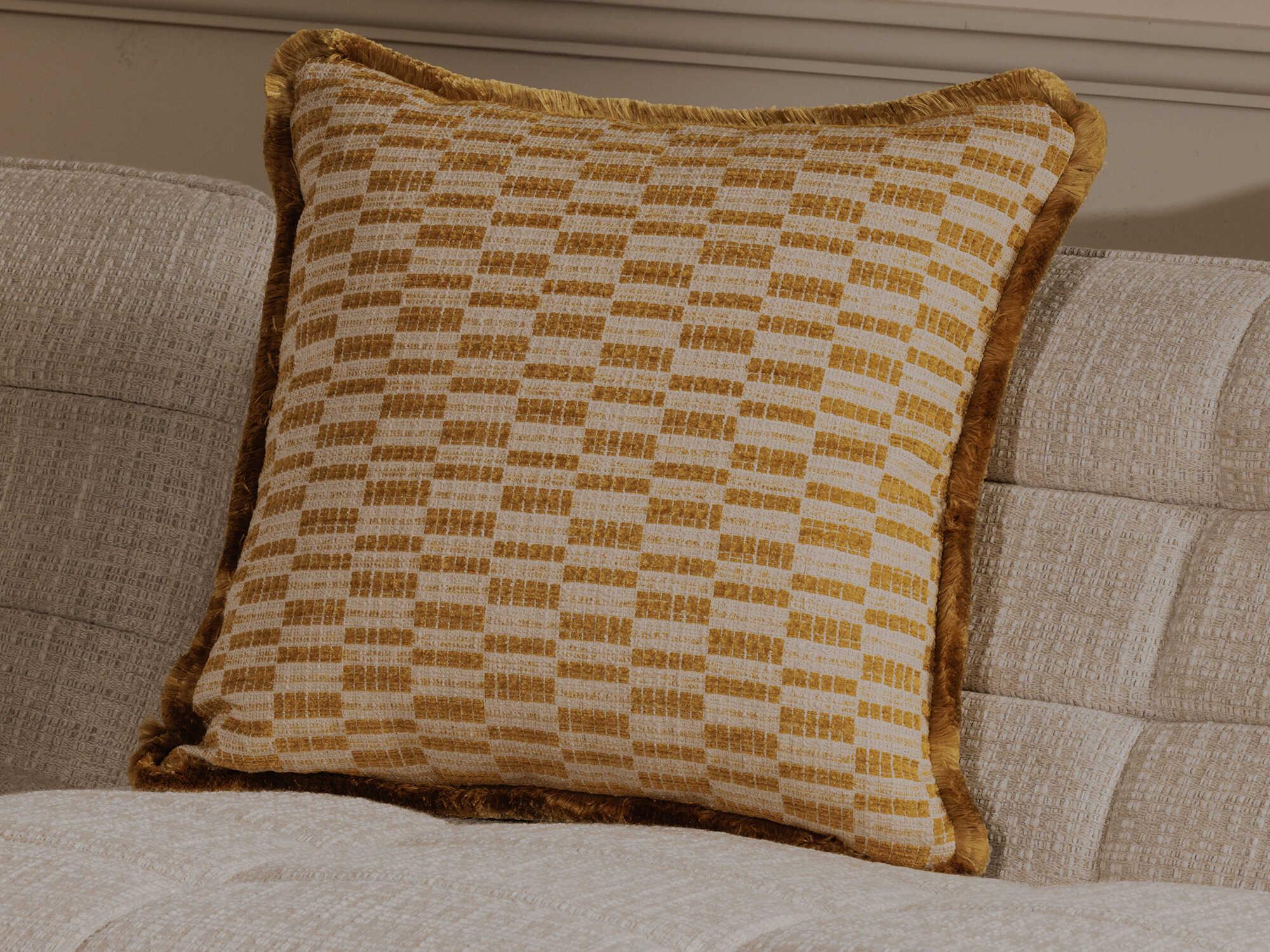 Moe's Home Leone Chartreuse Pillow