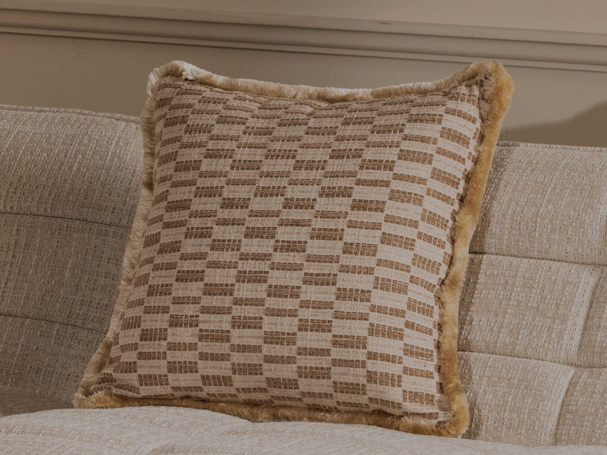 Moe's Home Leone Taupe Pillow