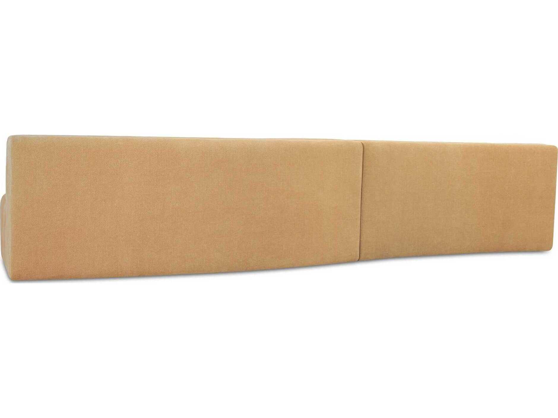 Moe's Home Naomi Upholstered Wave Sectional Sofa