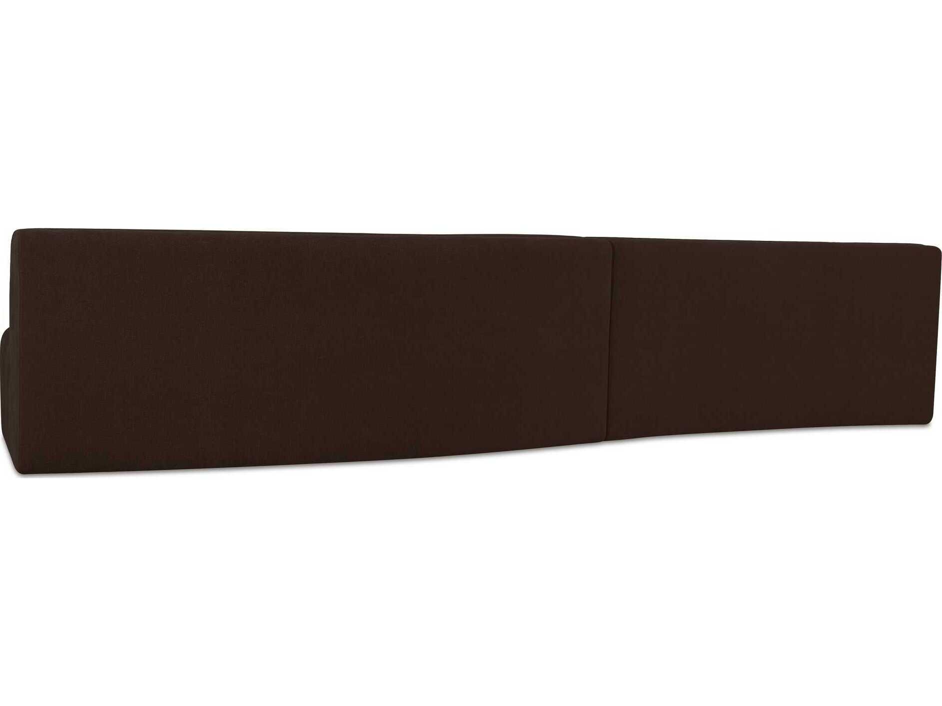 Moe's Home Naomi Upholstered Wave Sectional Sofa