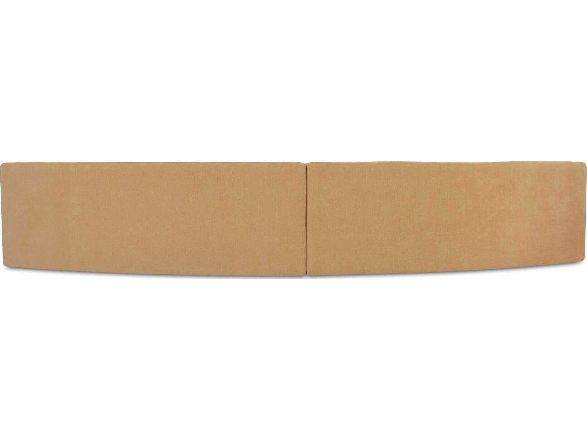 Moe's Home Naomi Upholstered Concave Sectional Sofa