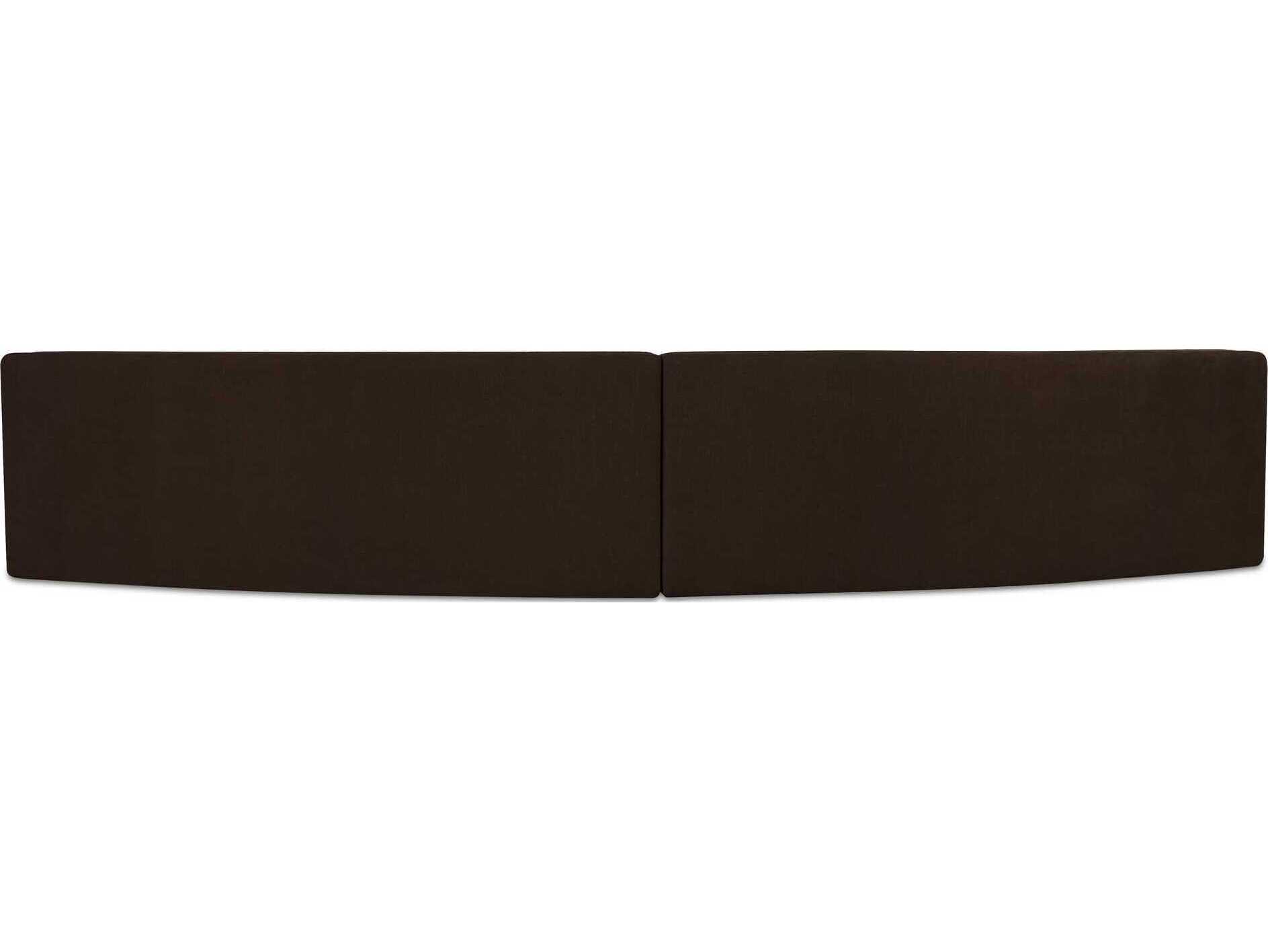 Moe's Home Naomi Upholstered Concave Sectional Sofa