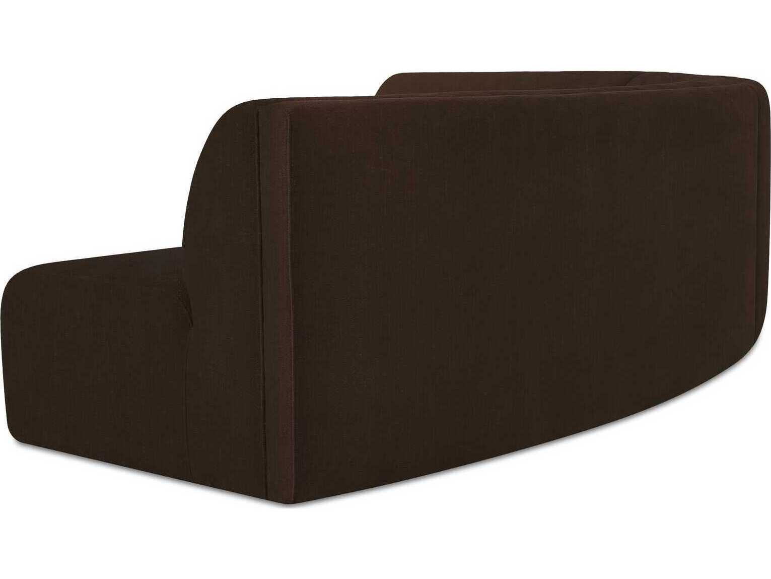 Moe's Home Naomi Upholstered Concave Sectional Sofa