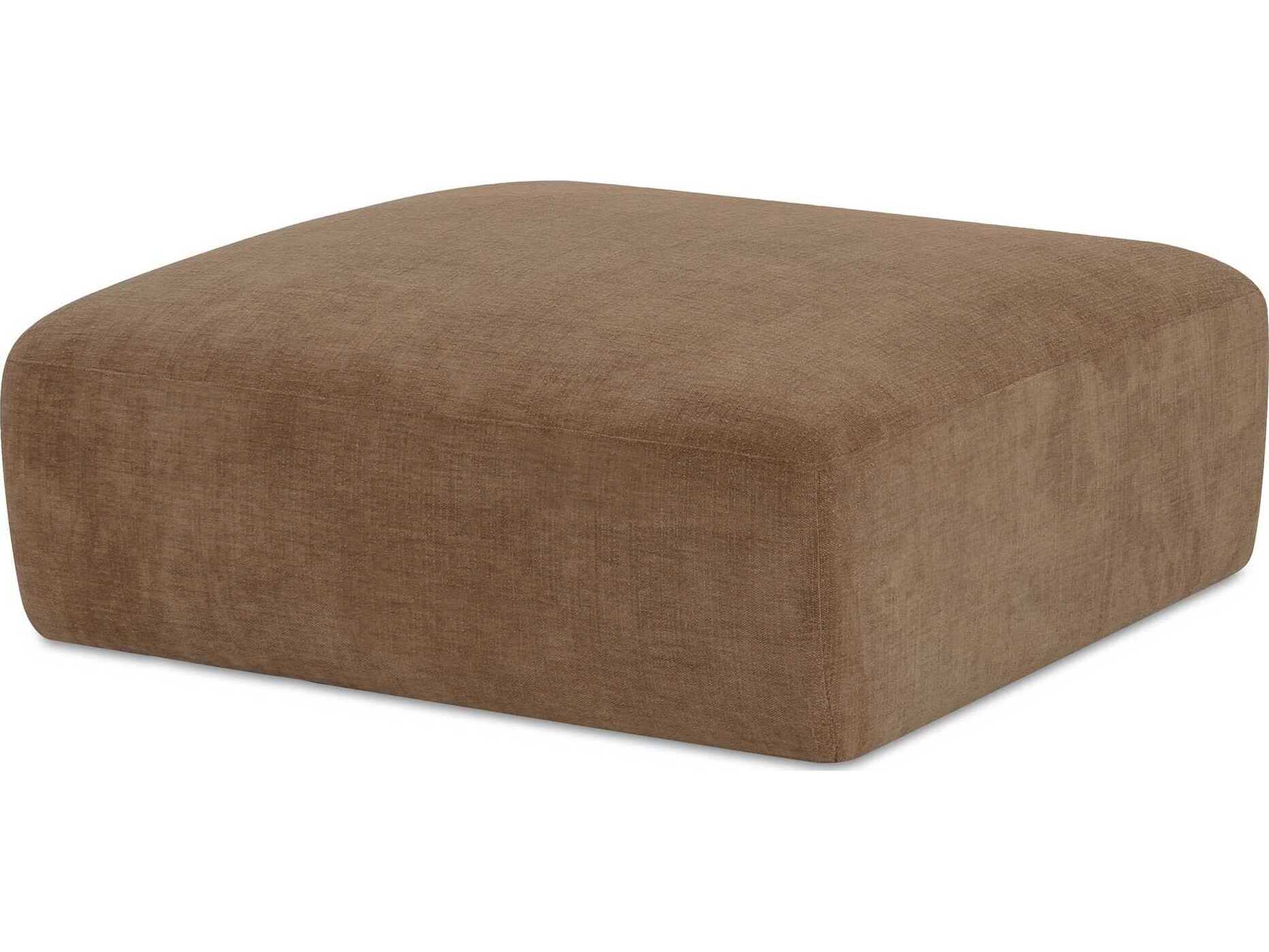 Moe's Home Matina Taupe Upholstered Ottoman