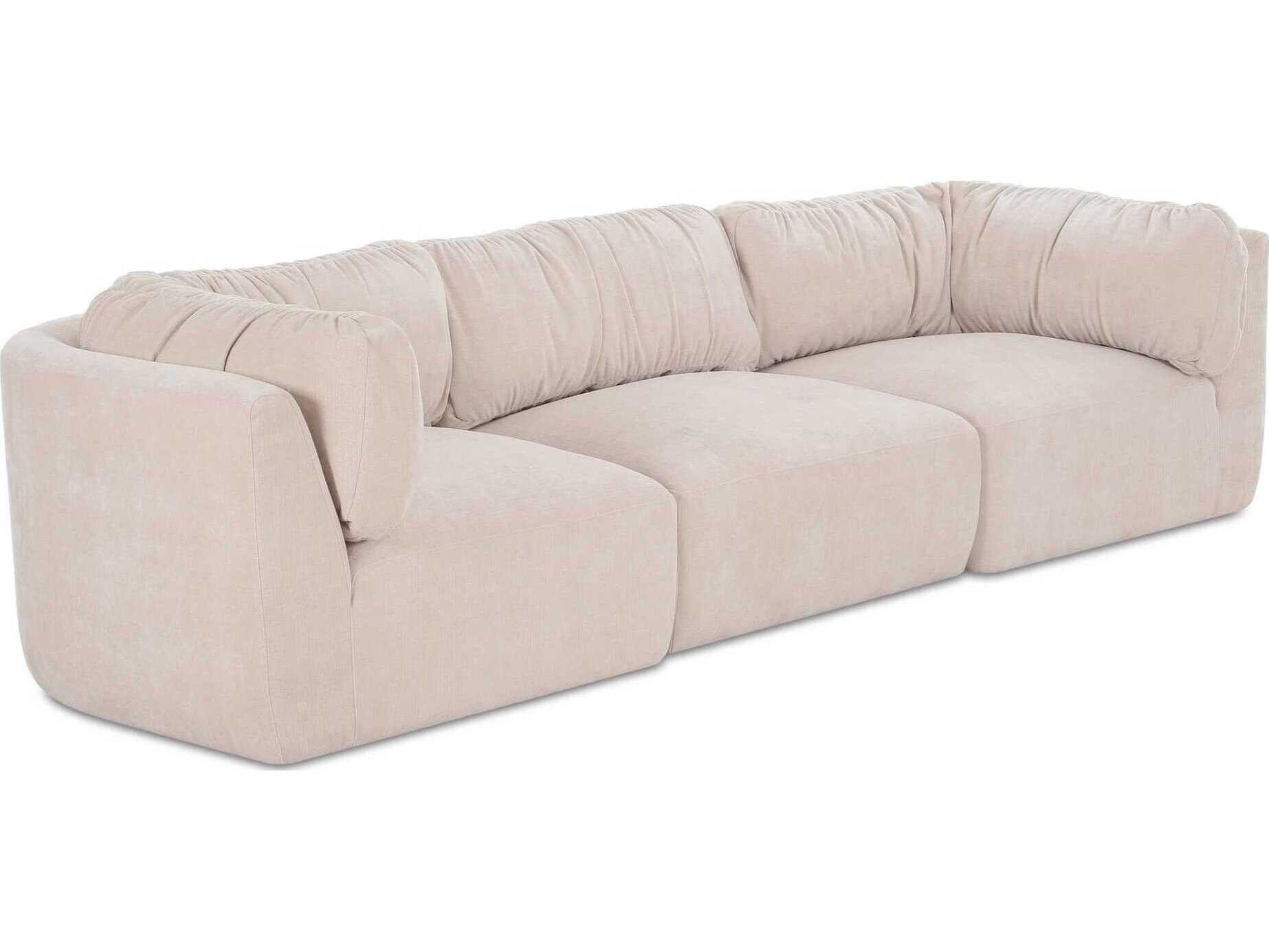 Moe's Home Matina Beige Upholstered Sofa