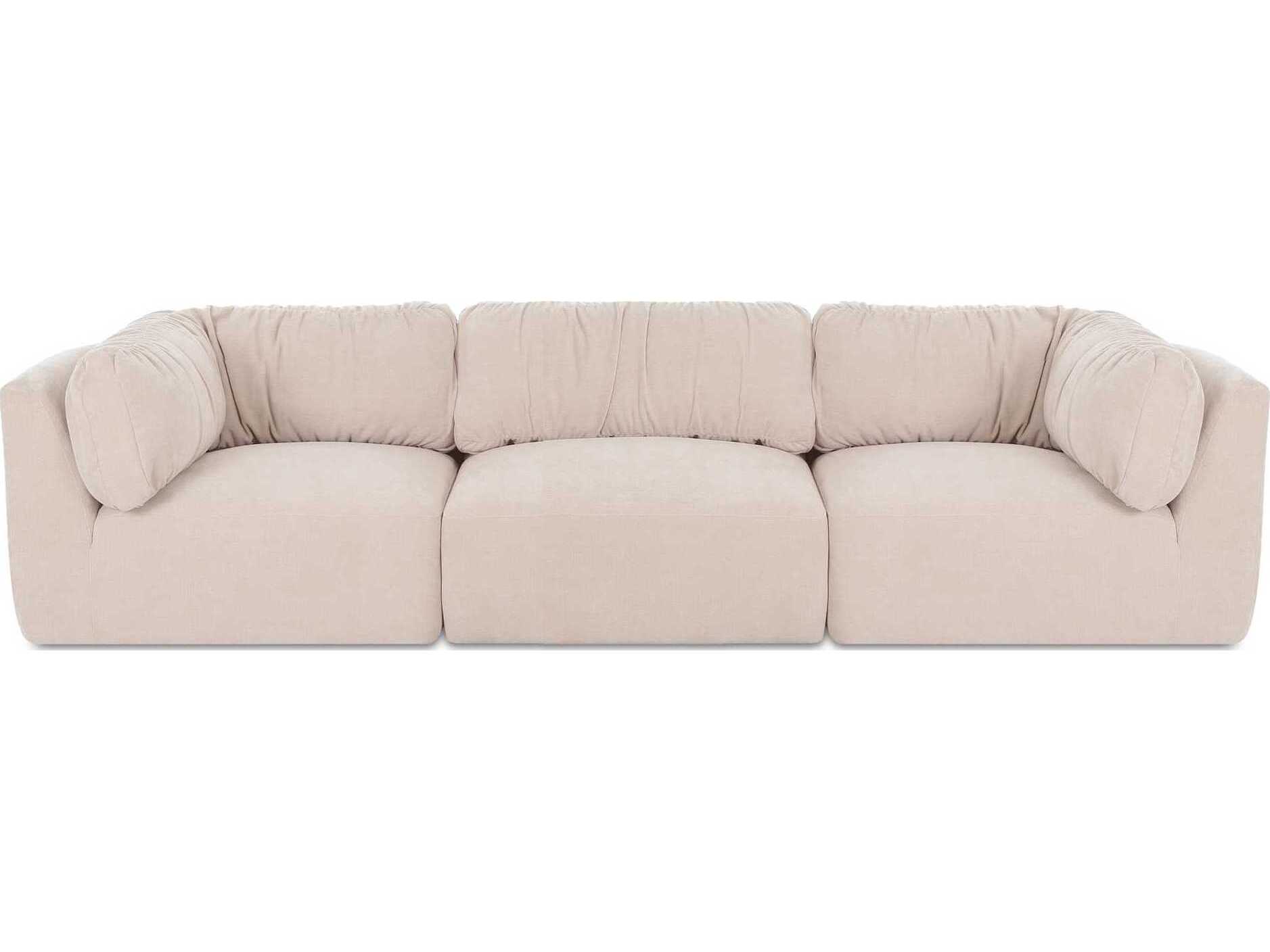 Moe's Home Matina Beige Upholstered Sofa