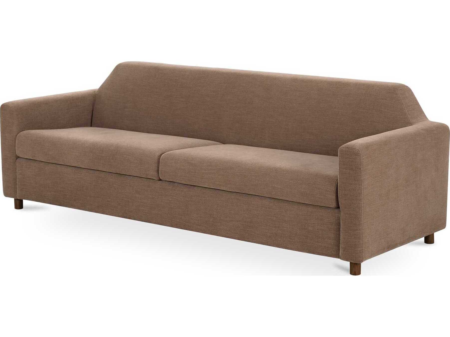 Moe's Home Finch Brown Upholstered Sofa
