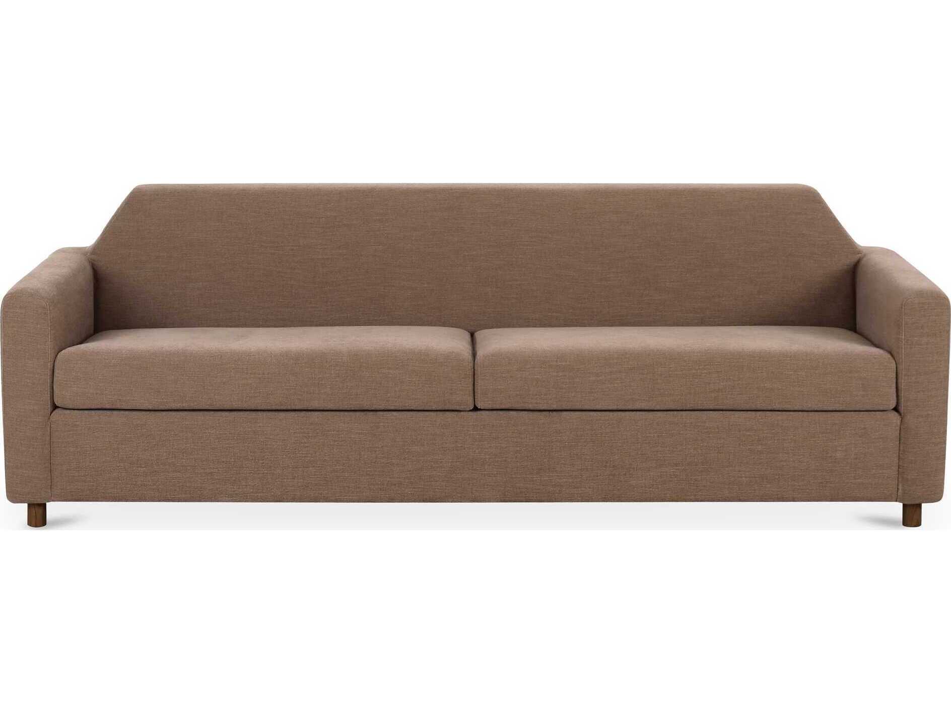 Moe's Home Finch Brown Upholstered Sofa